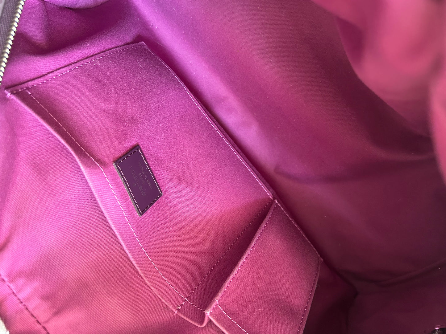Louis Vuitton Violet Epi Bowling Montaigne GM