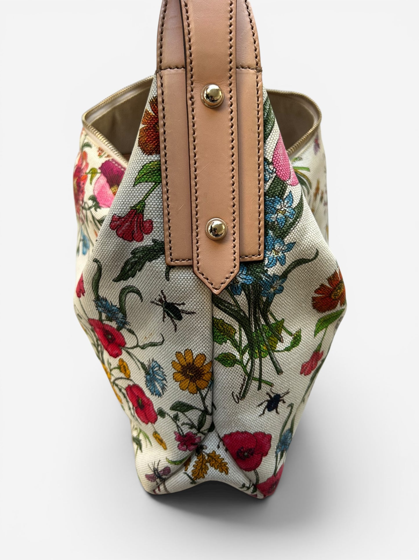 Gucci Flora Horsebit Hobo