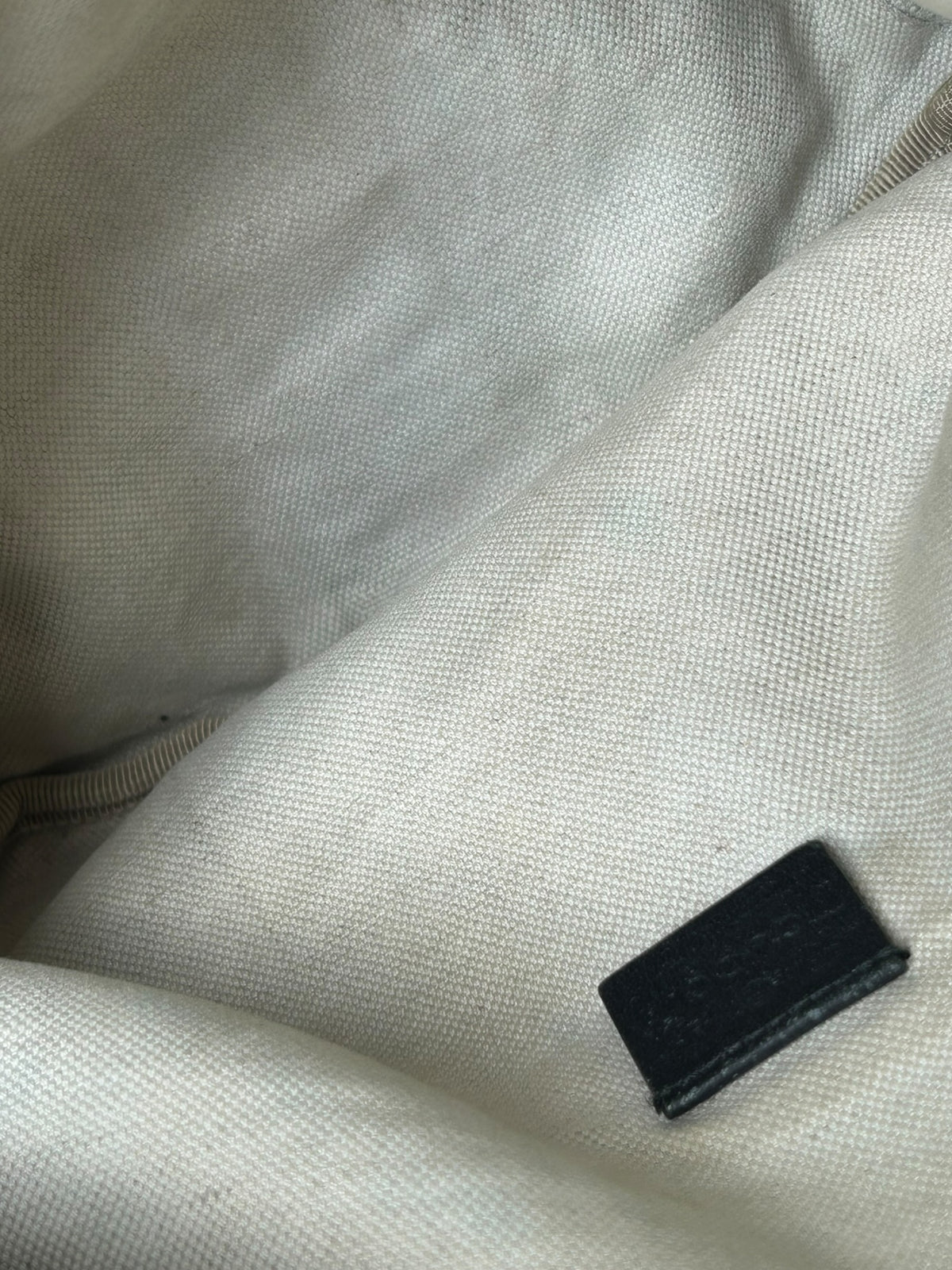 Gucci Velvet GG Monogram Web Belt Bag Blue