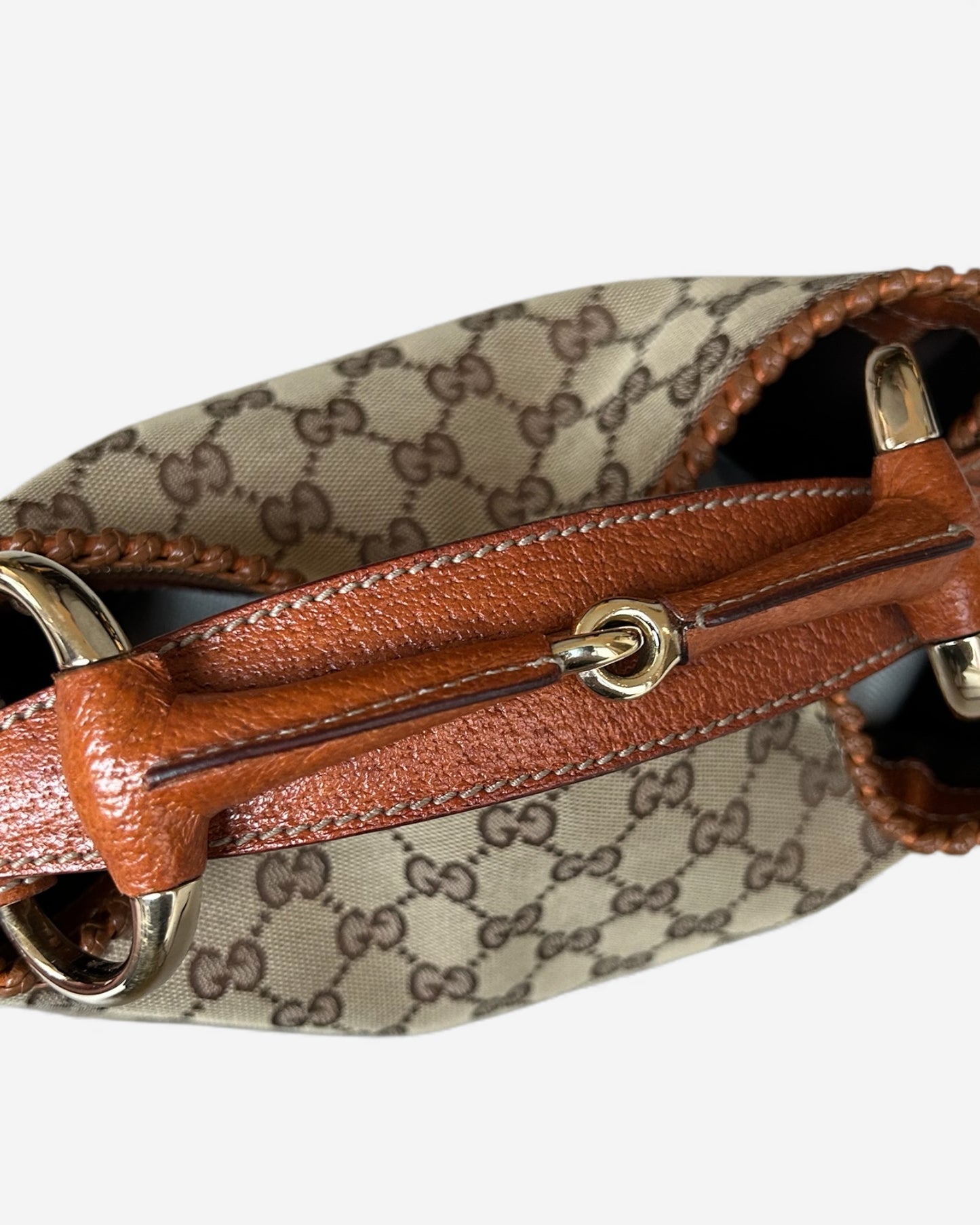 Gucci GG Supreme Horsebit Mini Hobo