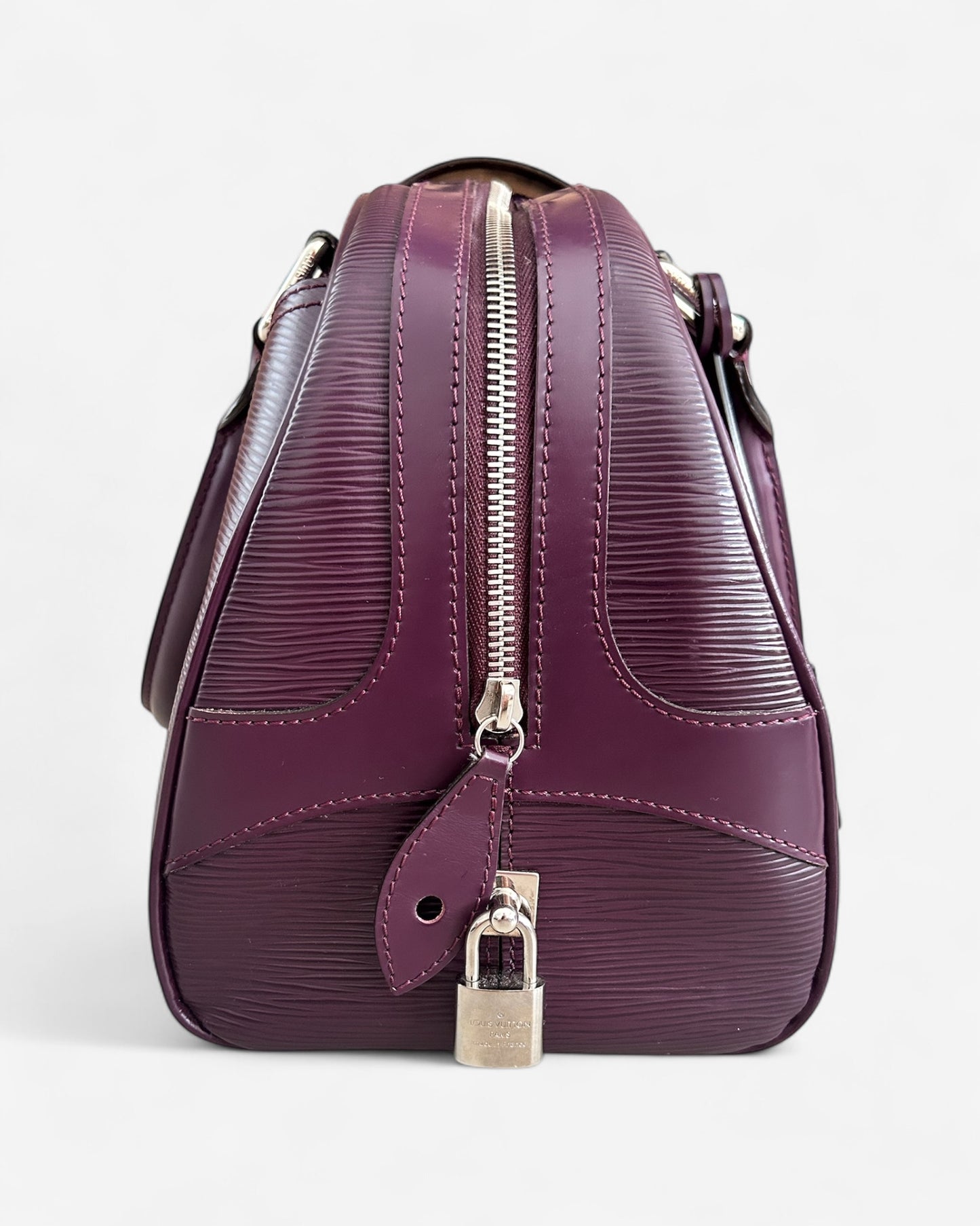 Louis Vuitton Violet Epi Bowling Montaigne GM