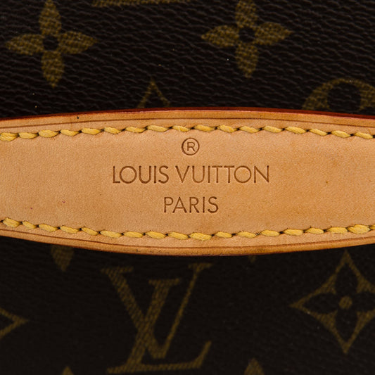 Louis Vuitton bag with natural Vachetta leather – authentic pre-owned designer handbag with signature patina and timeless luxury style.