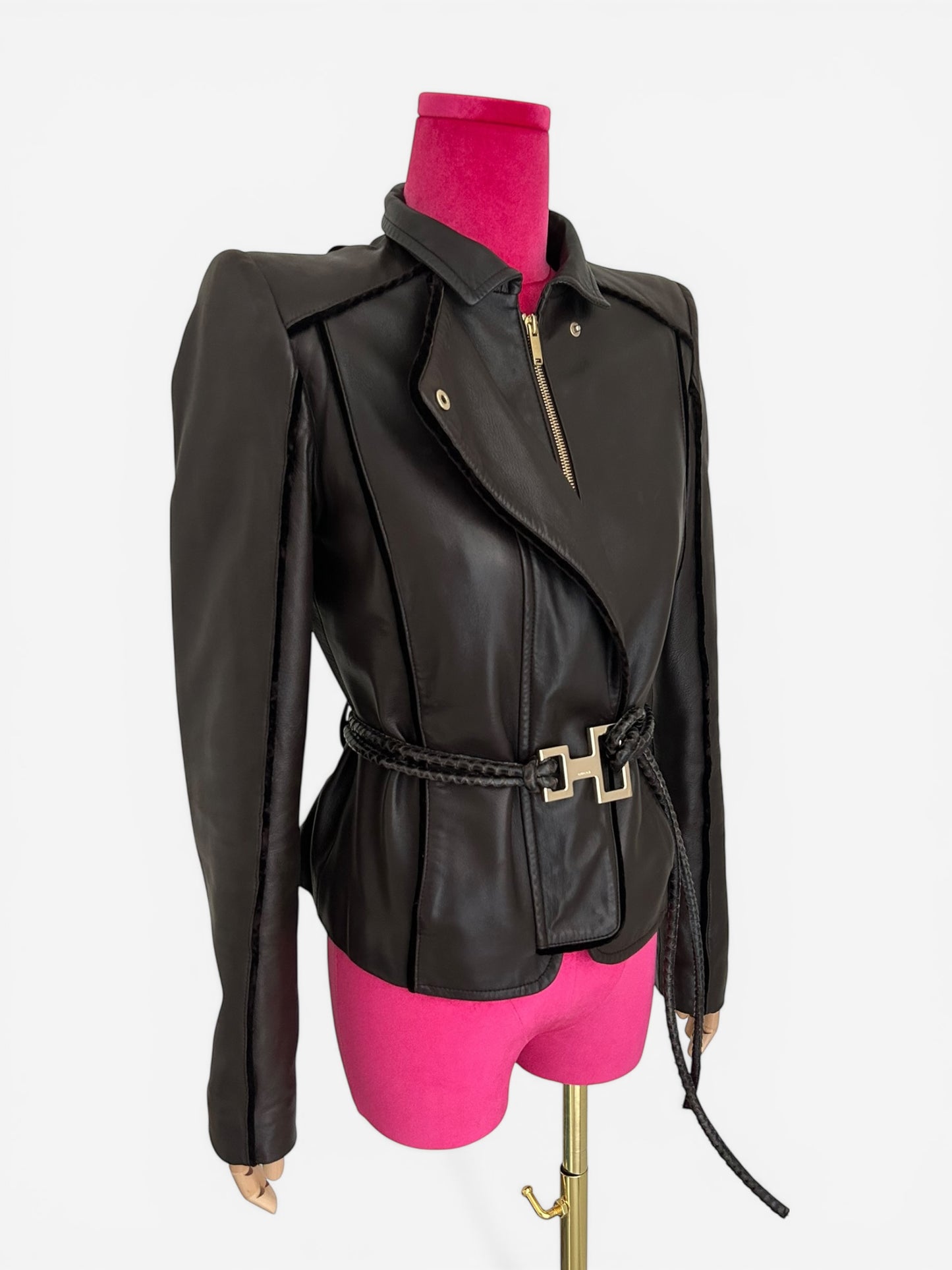 Gucci leather jacket