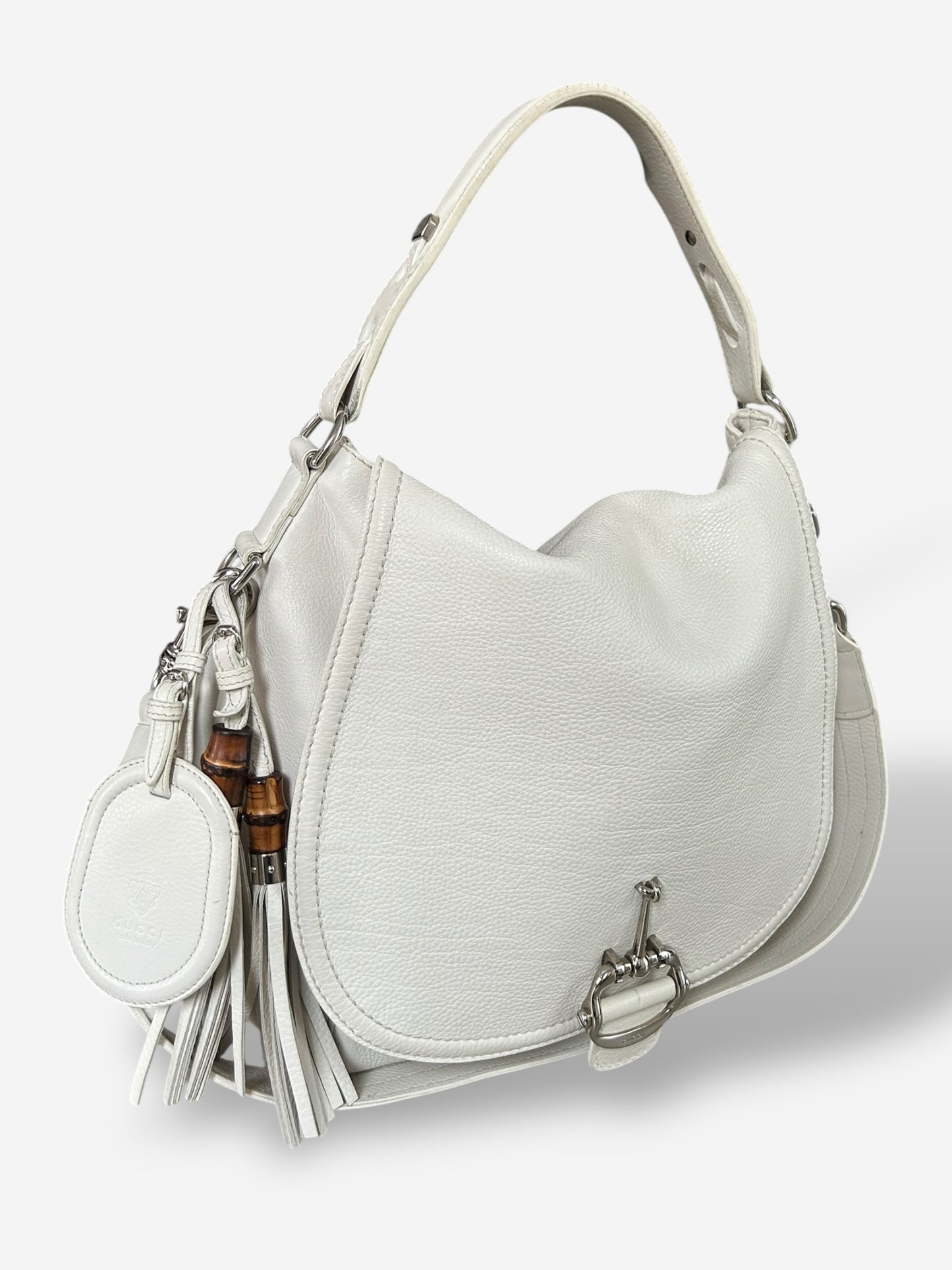 Gucci large Techno Horsebit Hobo