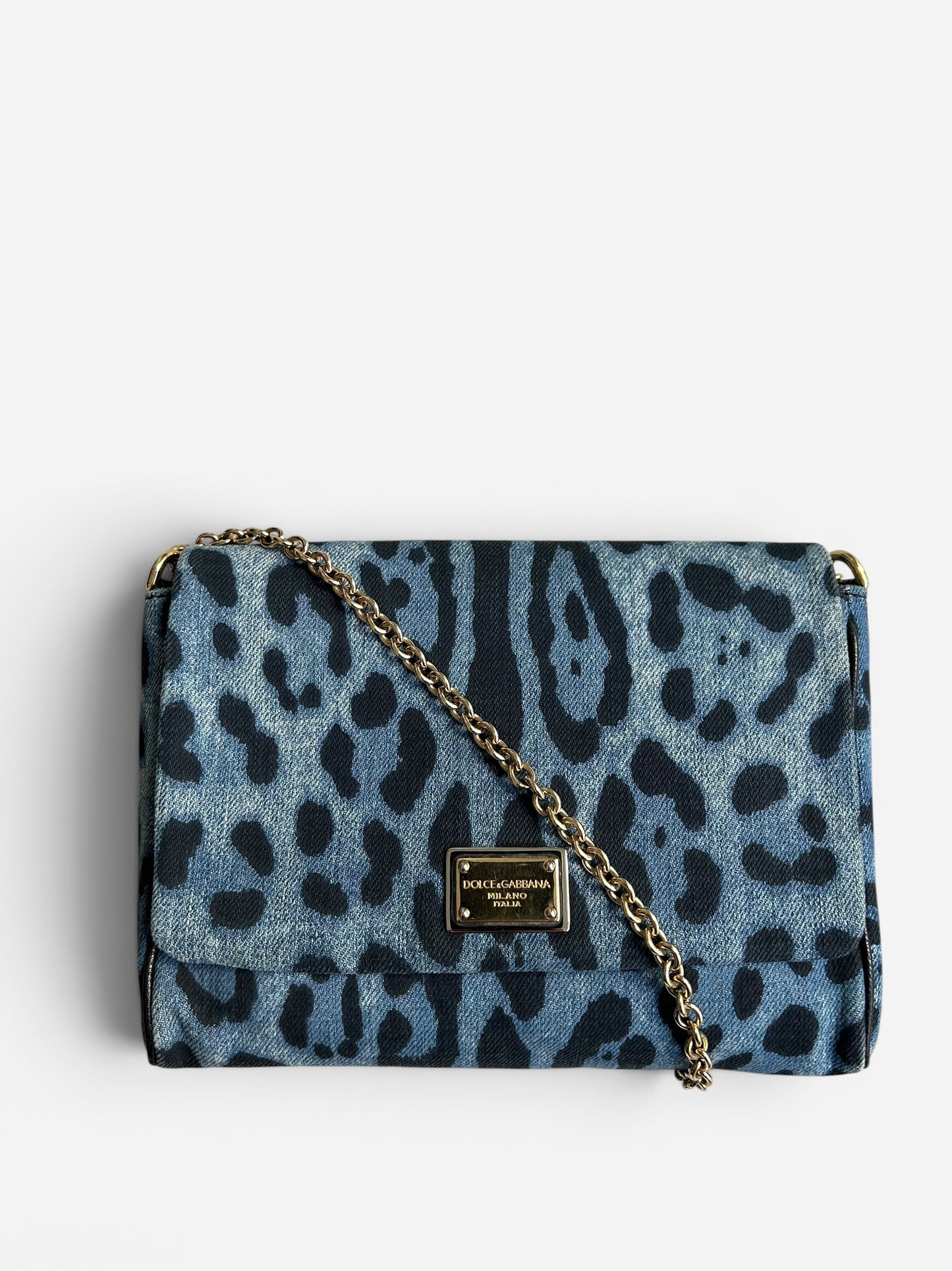 Dolce & Gabbana Denim leopard print