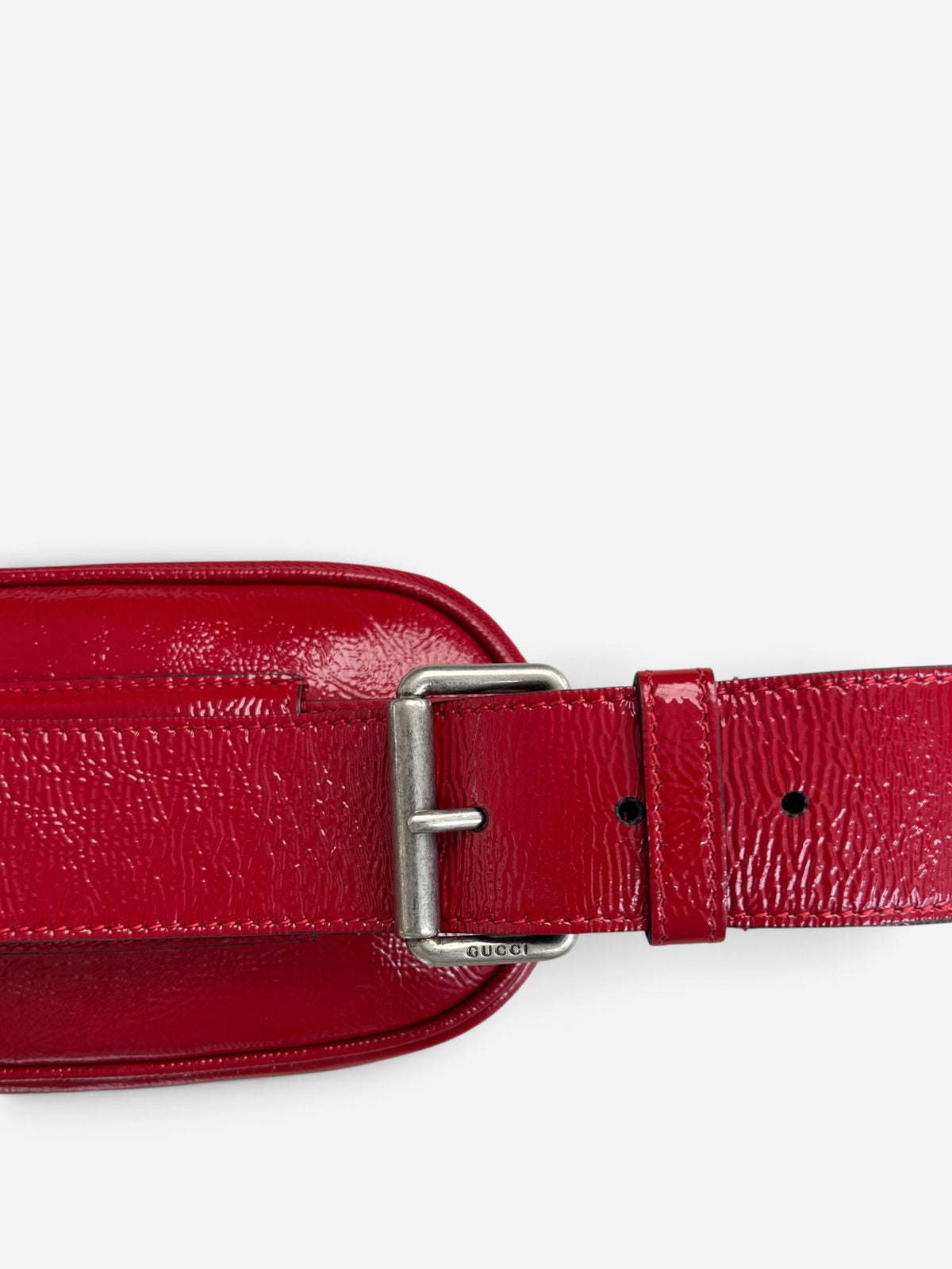 Gucci Patent Leather Retro Logo Belt Bag -2018