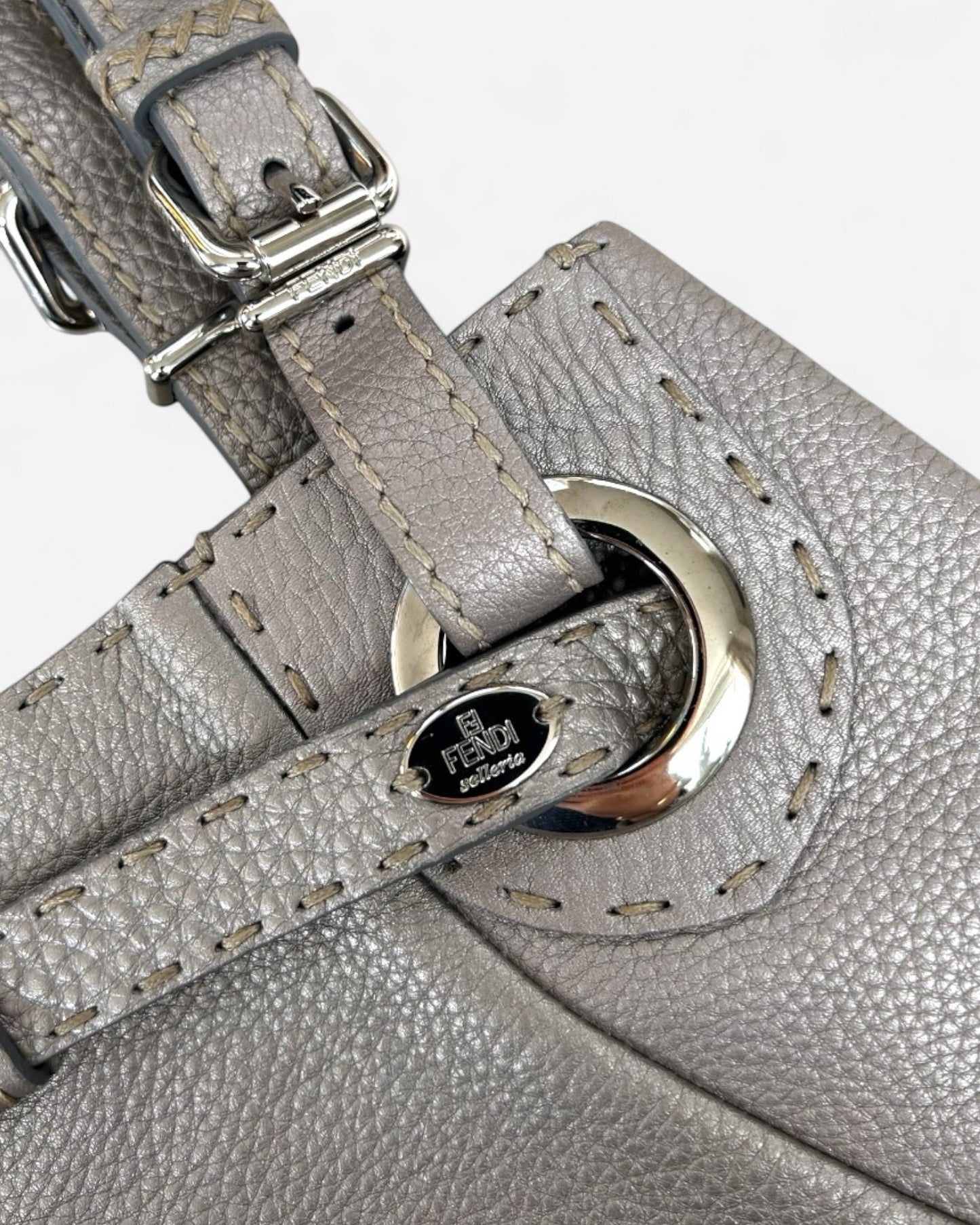 Fendi Selleria Pomodorino Bag hardwear details