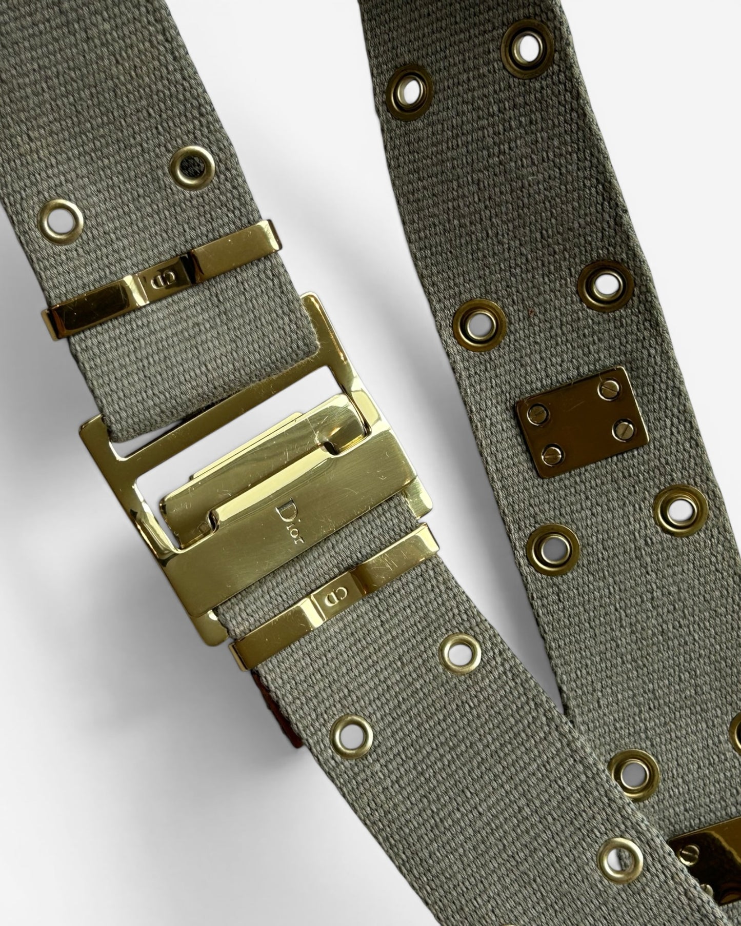 Christian Dior Vinatge Street Chic Military Belt - John Galliano 2002