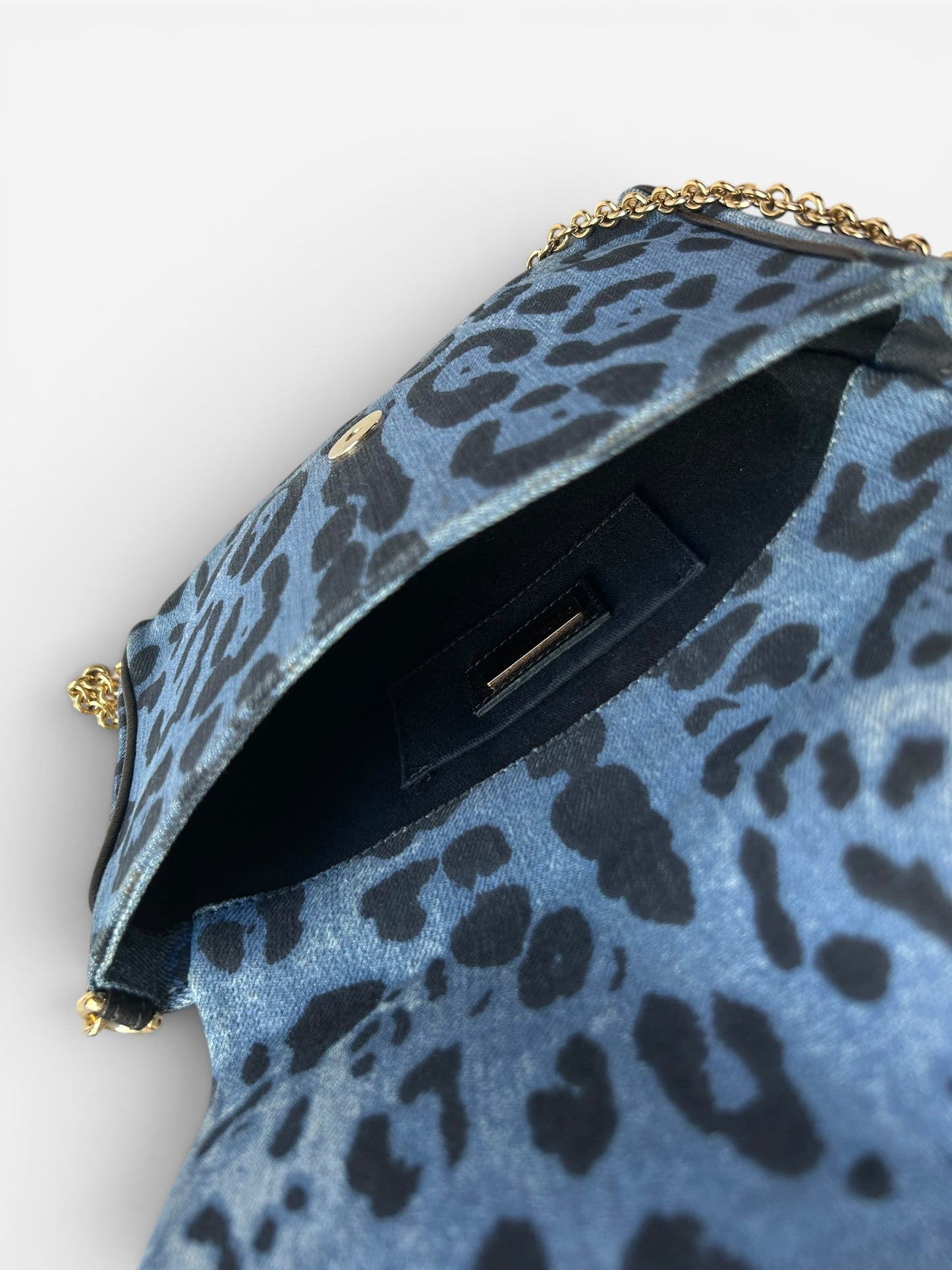 Dolce & Gabbana Denim leopard print
