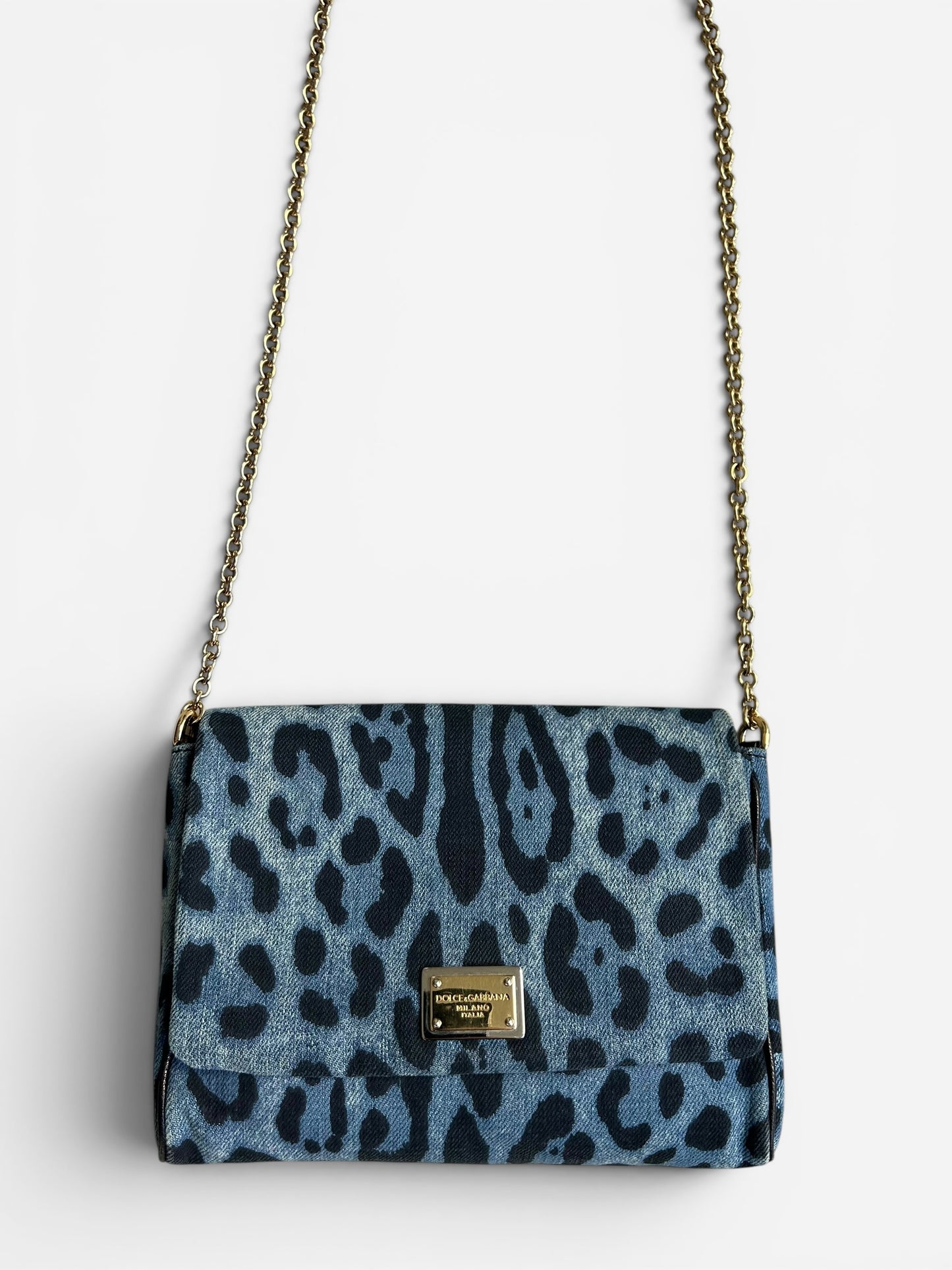 Dolce & Gabbana Denim leopard print