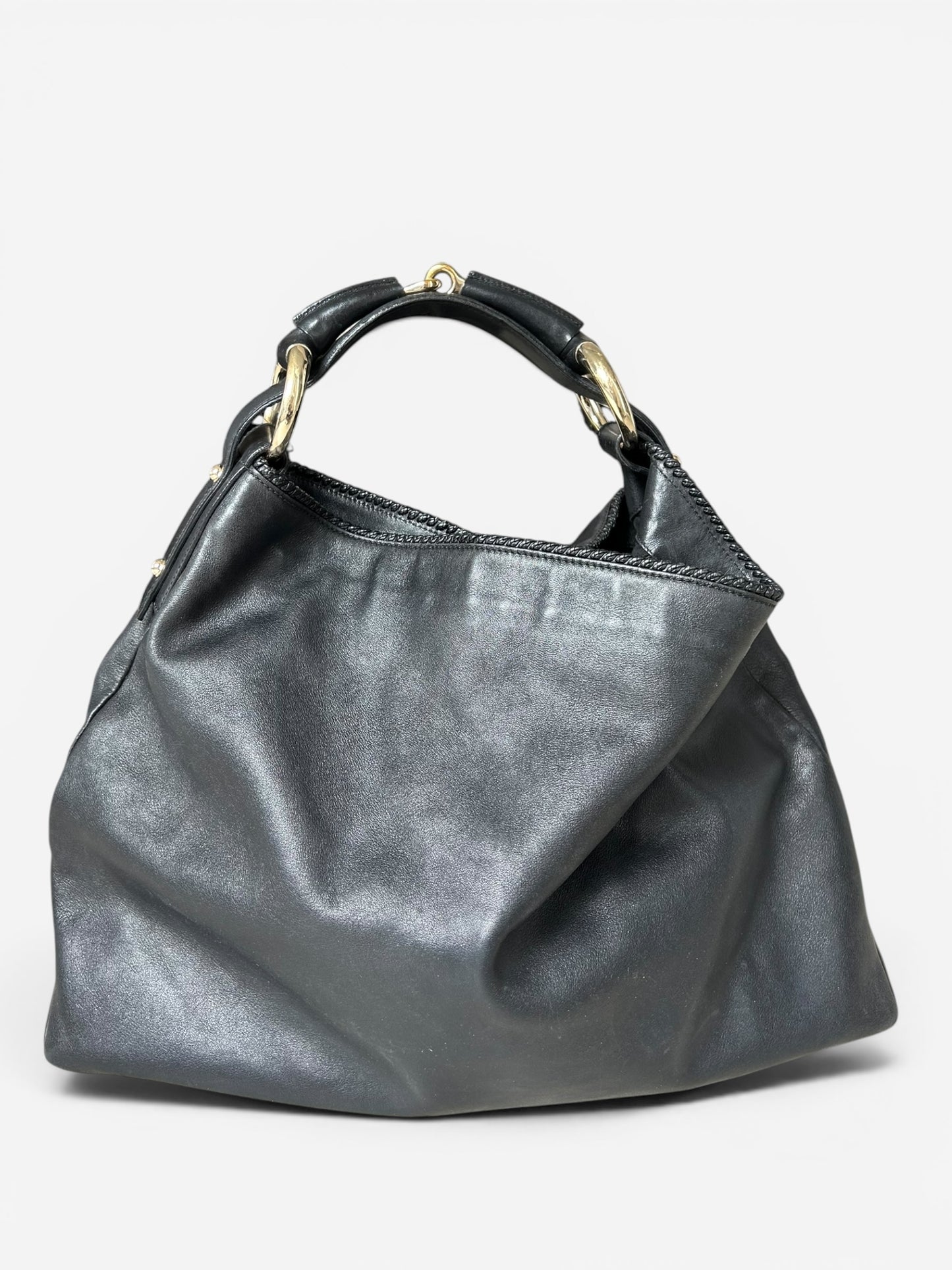 Gucci Horsebit Hobo - Black Leather