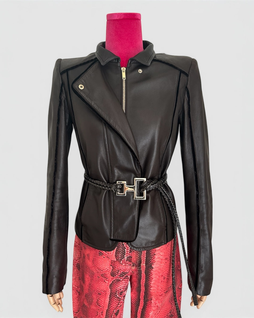 Gucci leather jacket