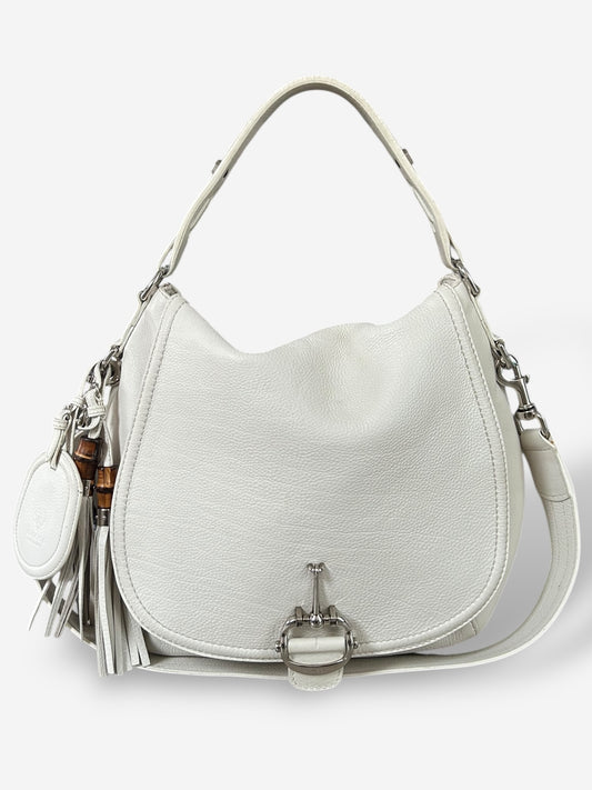 Gucci large Techno Horsebit Hobo