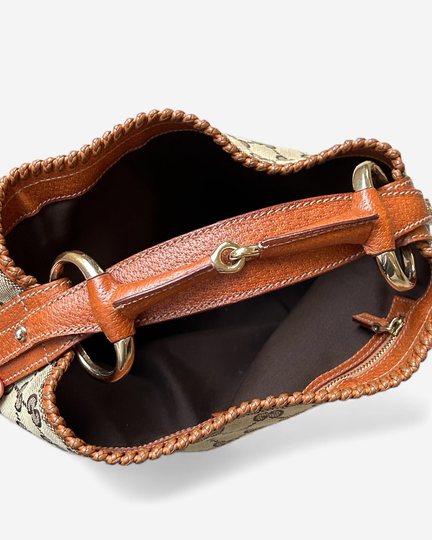 Gucci GG Supreme Horsebit Mini Hobo