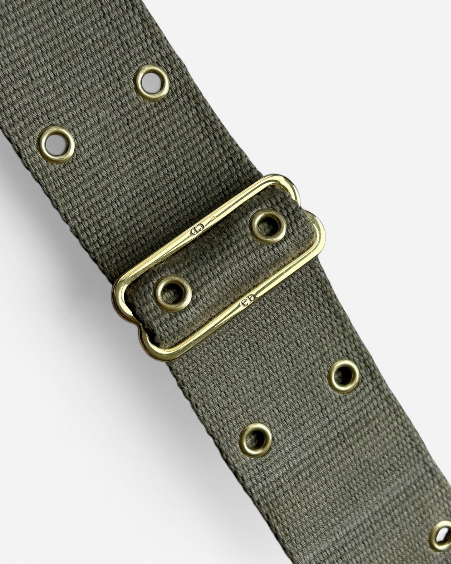 Christian Dior Vinatge Street Chic Military Belt - John Galliano 2002