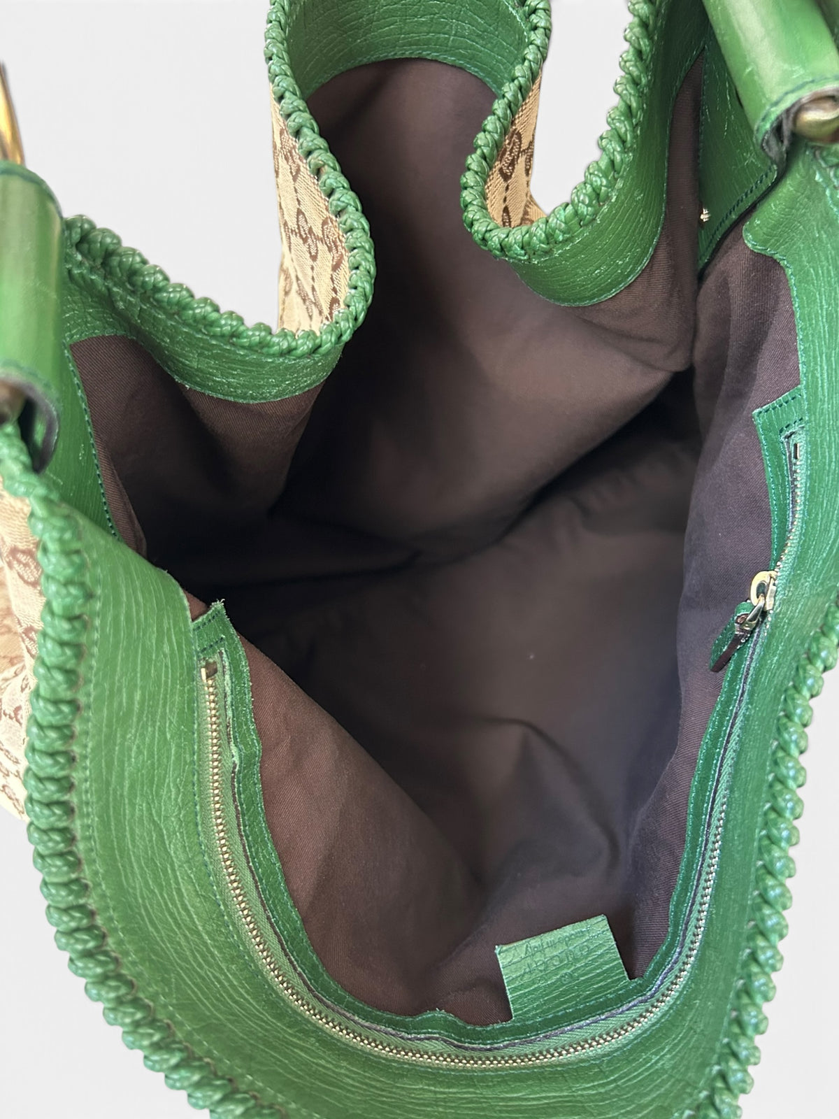 Gucci Horsebit Hobo Green GG
