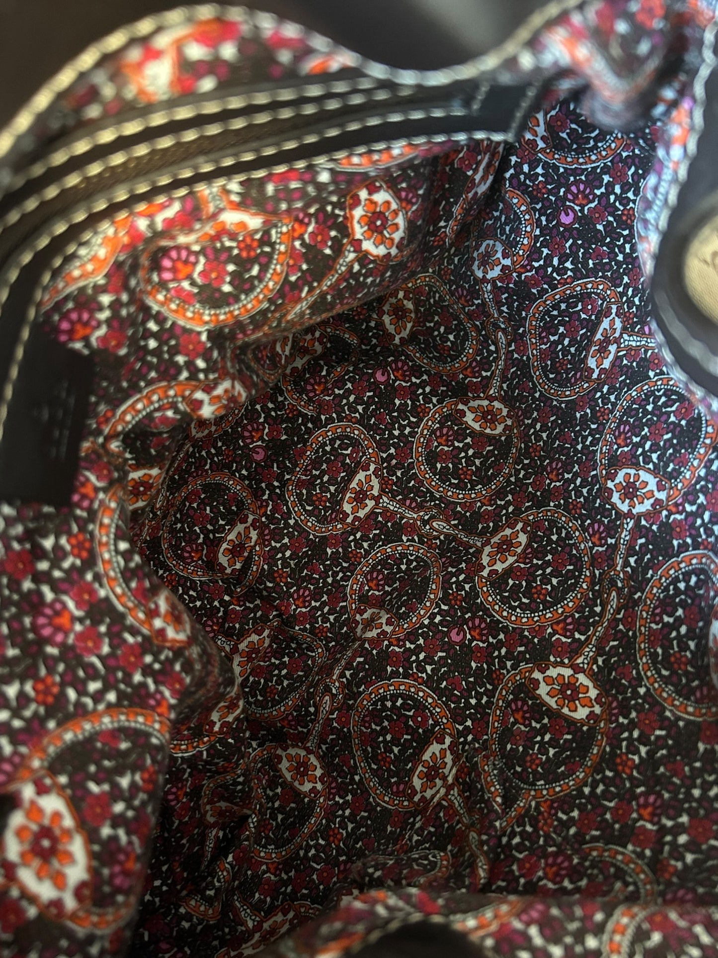 Gucci Indy Leather Canvas Handbag