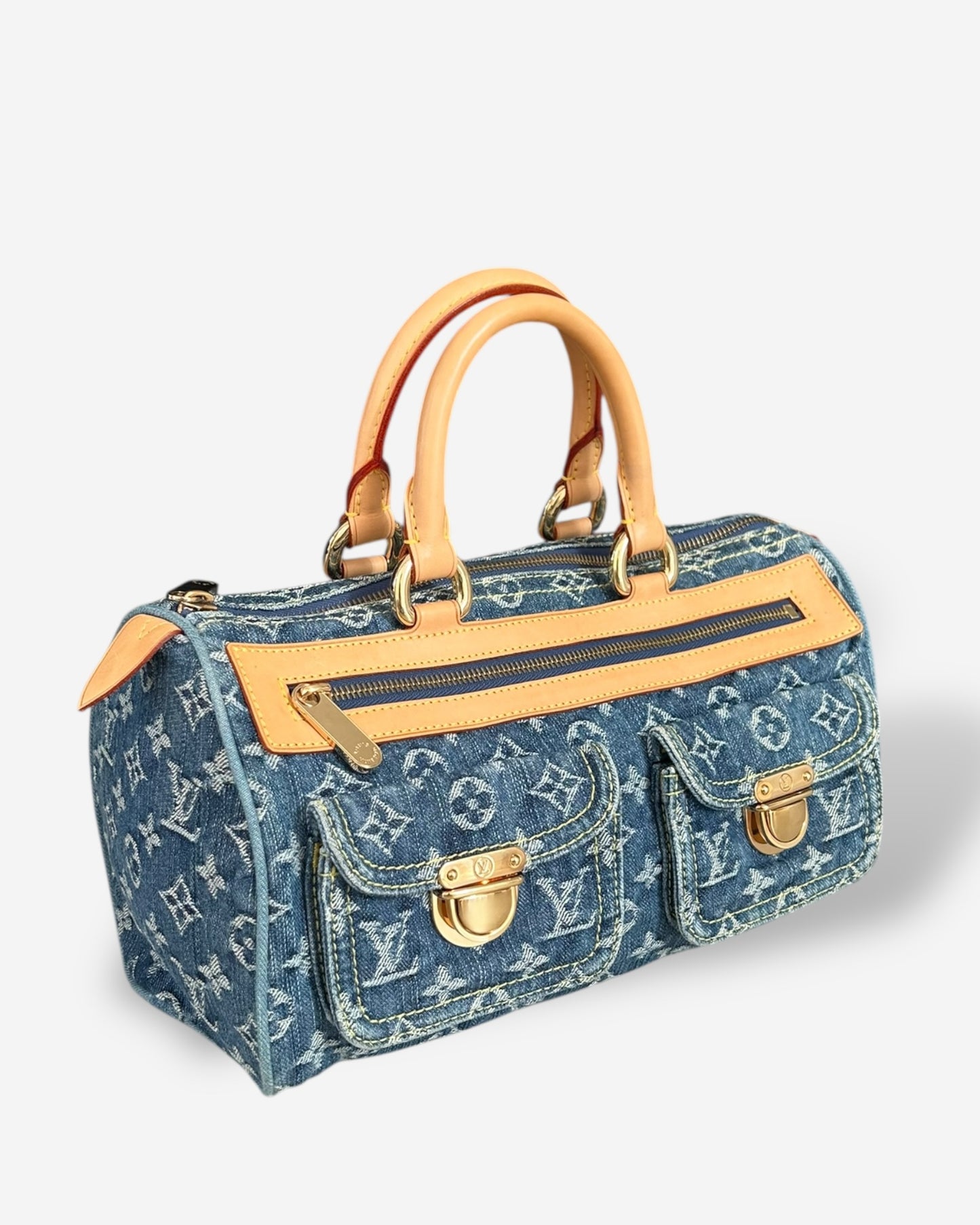 Louis Vuitton Neo Speedy denim blue - new