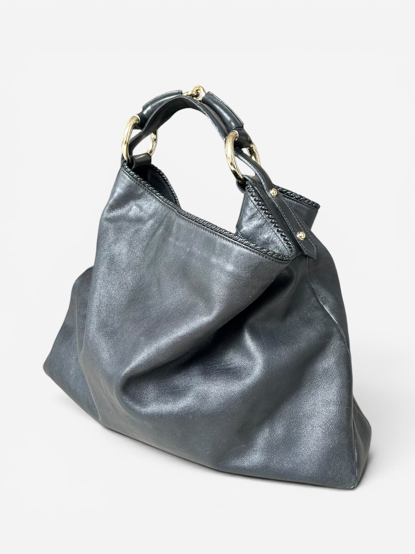 Gucci Horsebit Hobo - Black Leather