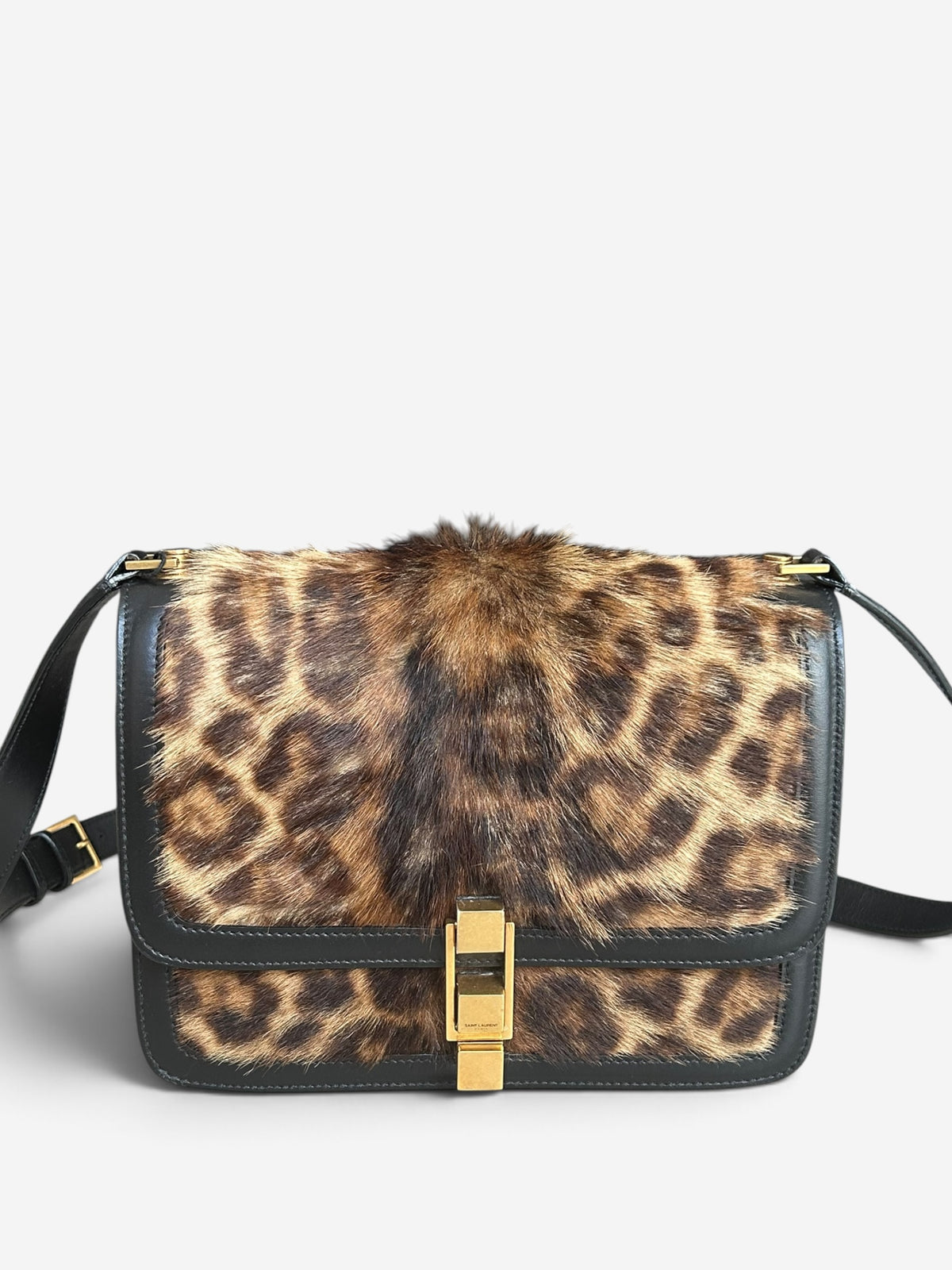 Saint Laurent Carre Pony Hair bag