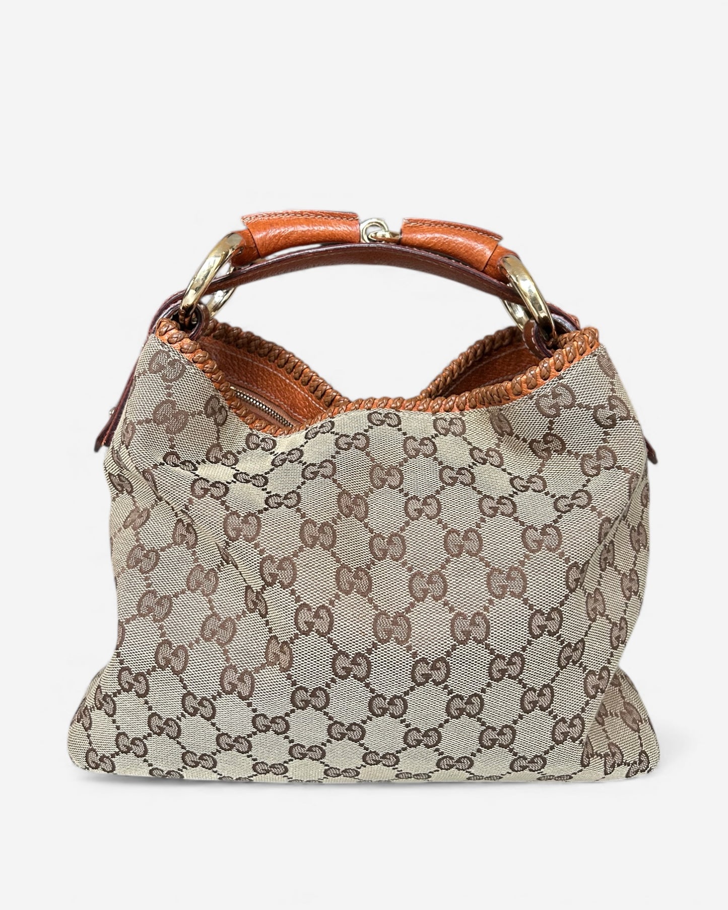 Gucci GG Supreme Horsebit Mini Hobo