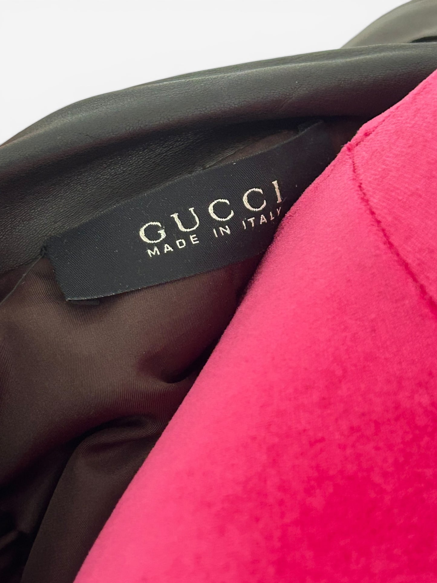 Gucci leather jacket