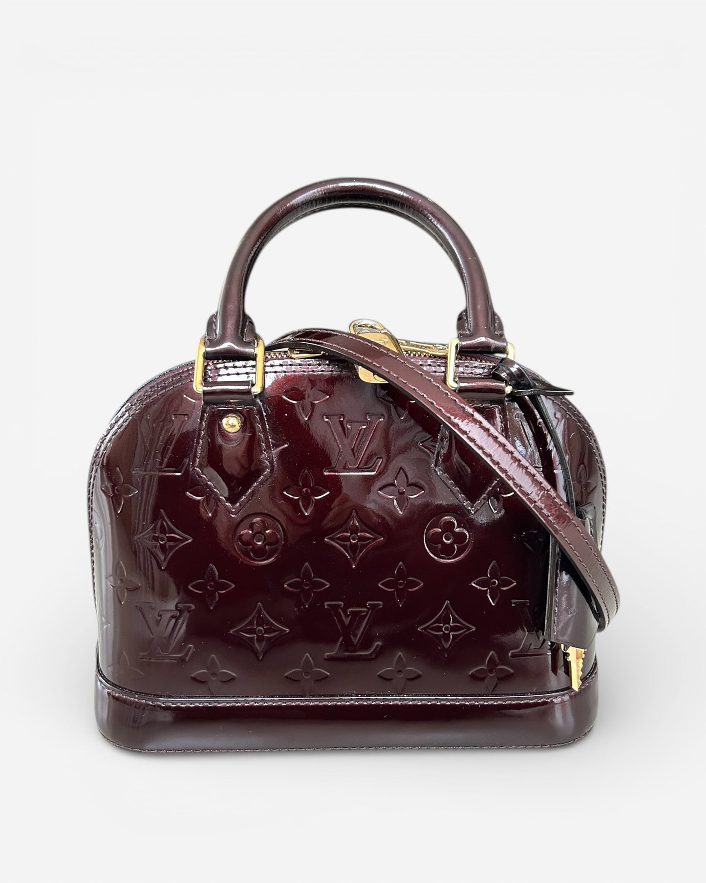 Louis Vuitton Alma BB Vernis Amarante