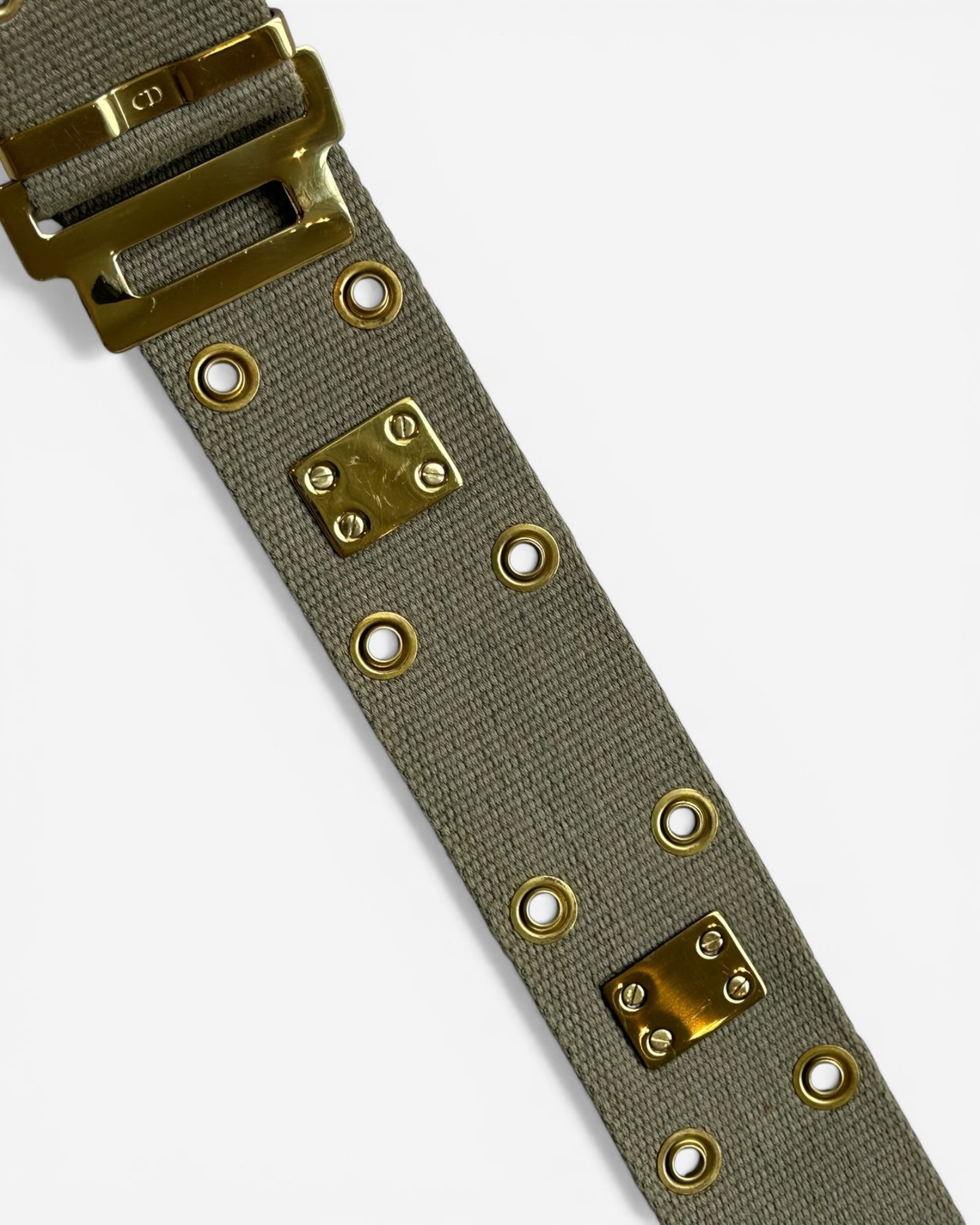 Christian Dior Vinatge Street Chic Military Belt - John Galliano 2002