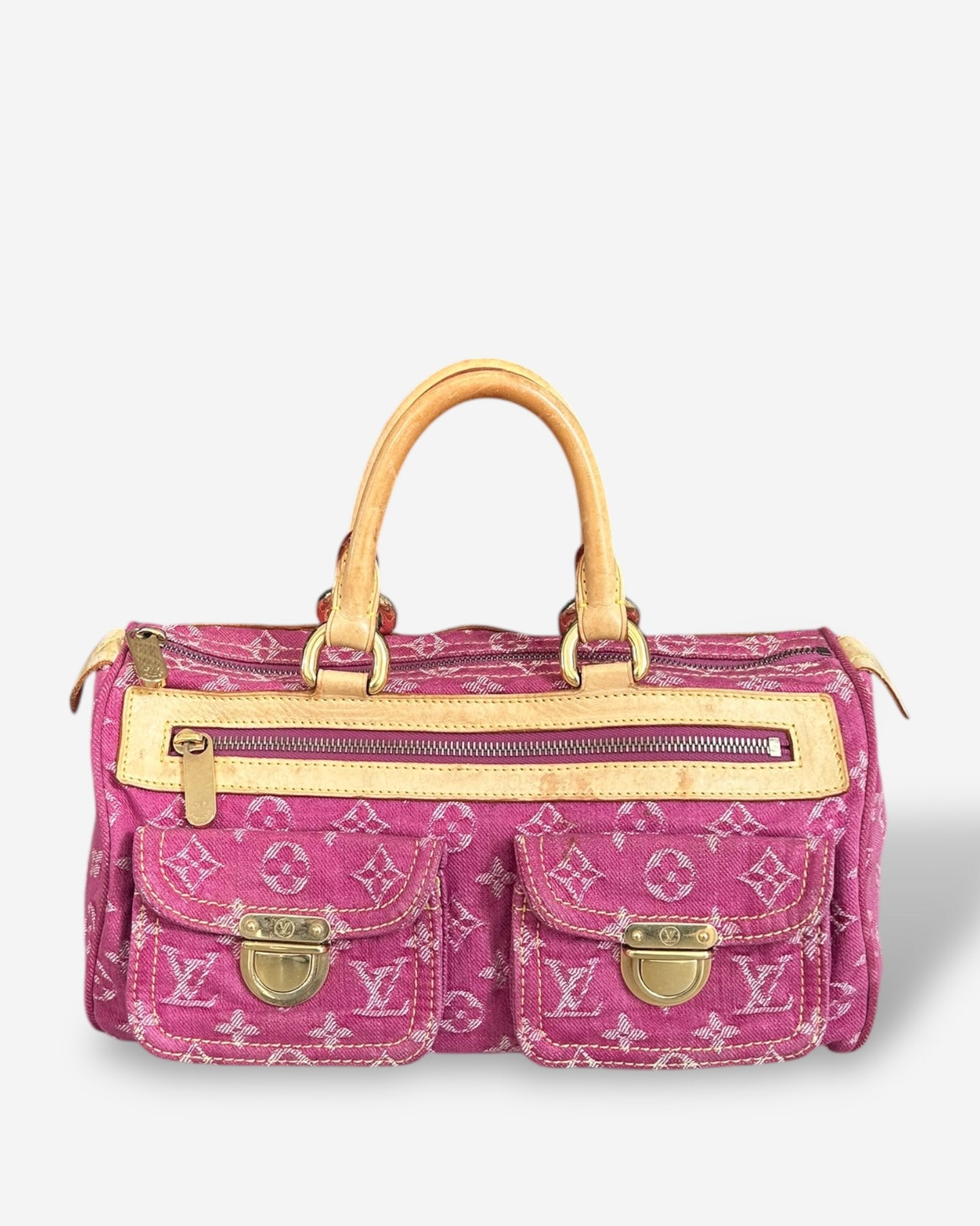 Louis Vuitton Neo speedy Denim Pink