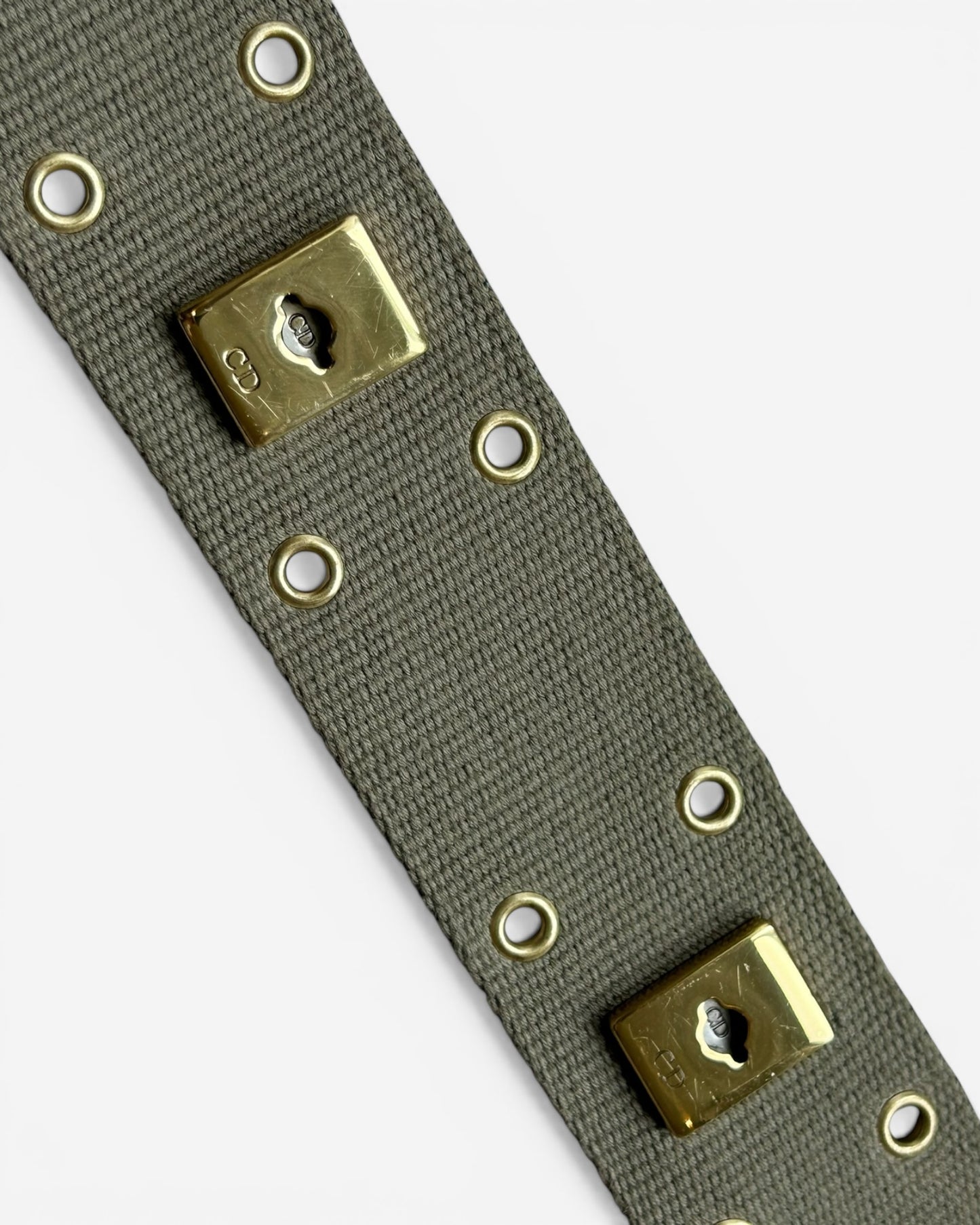 Christian Dior Vinatge Street Chic Military Belt - John Galliano 2002