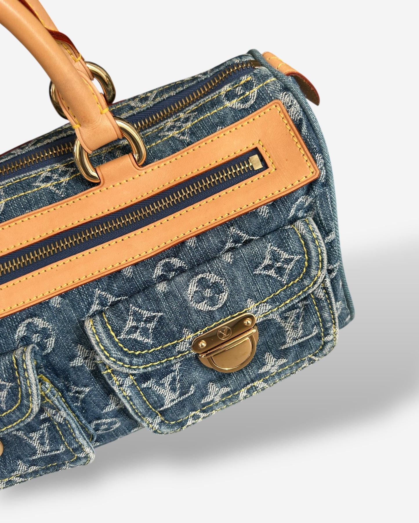 Louis Vuitton Neo Speedy denim blue - new