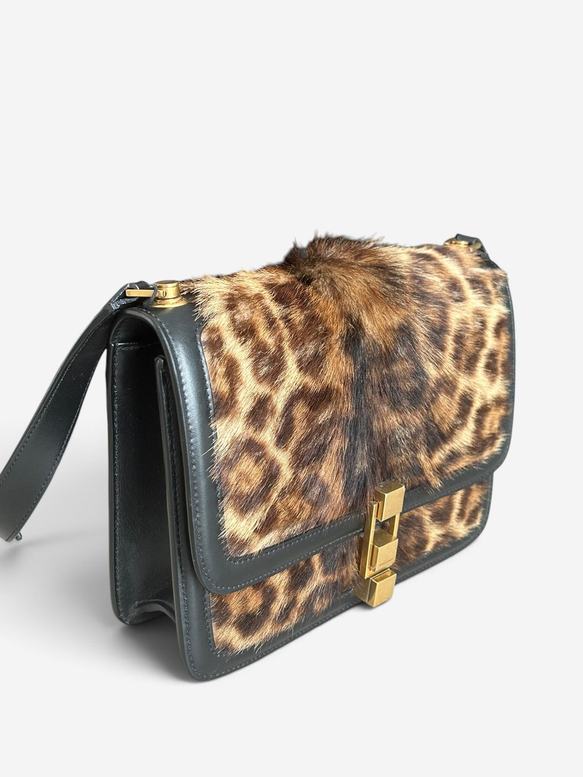 Saint Laurent Carre Pony Hair bag