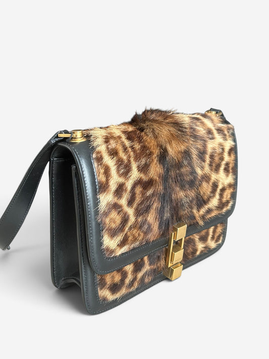 Saint Laurent Carre Pony Hair bag
