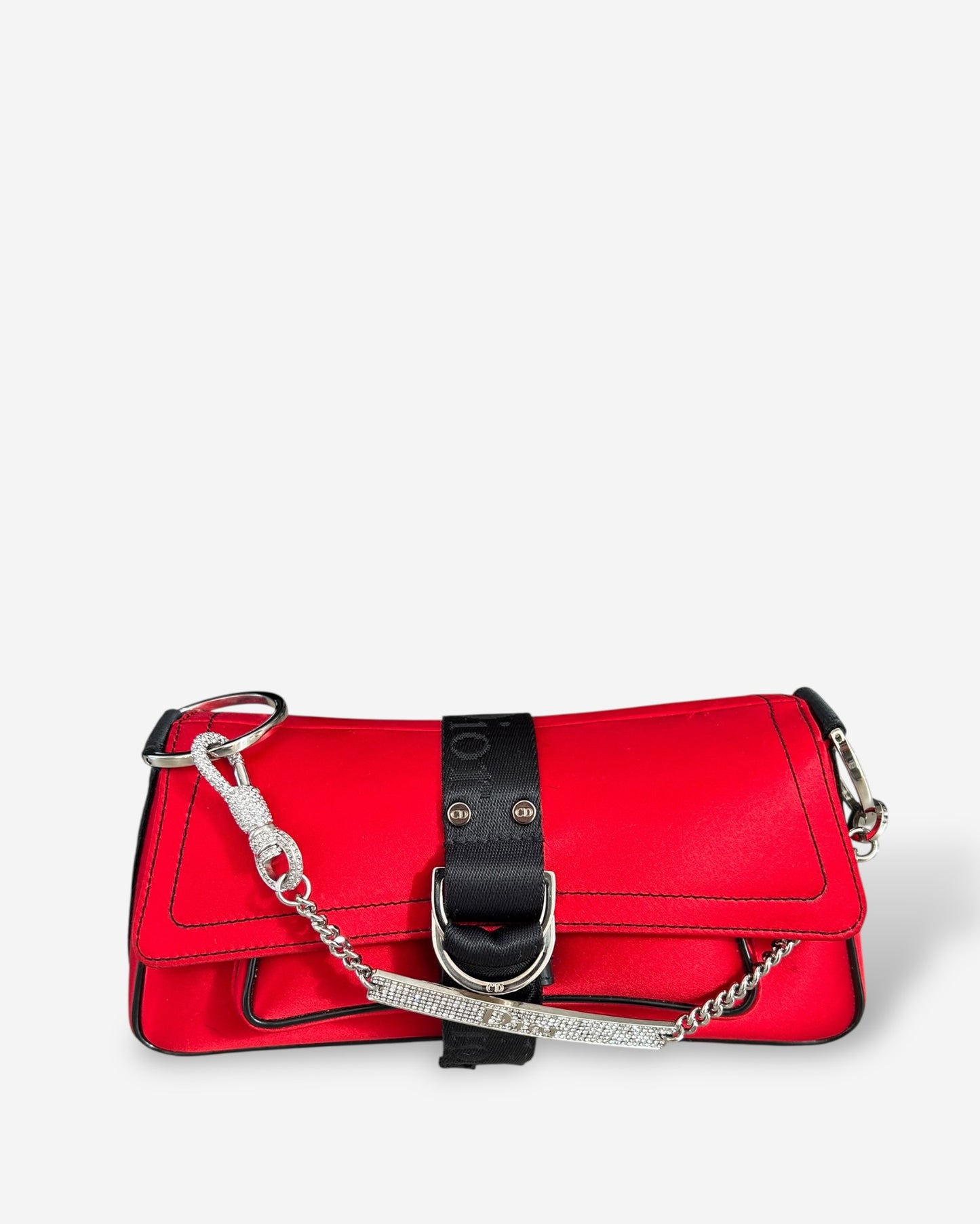 Dior Hardcore mini Rhinestone Chain Bag - John Galliano 2003