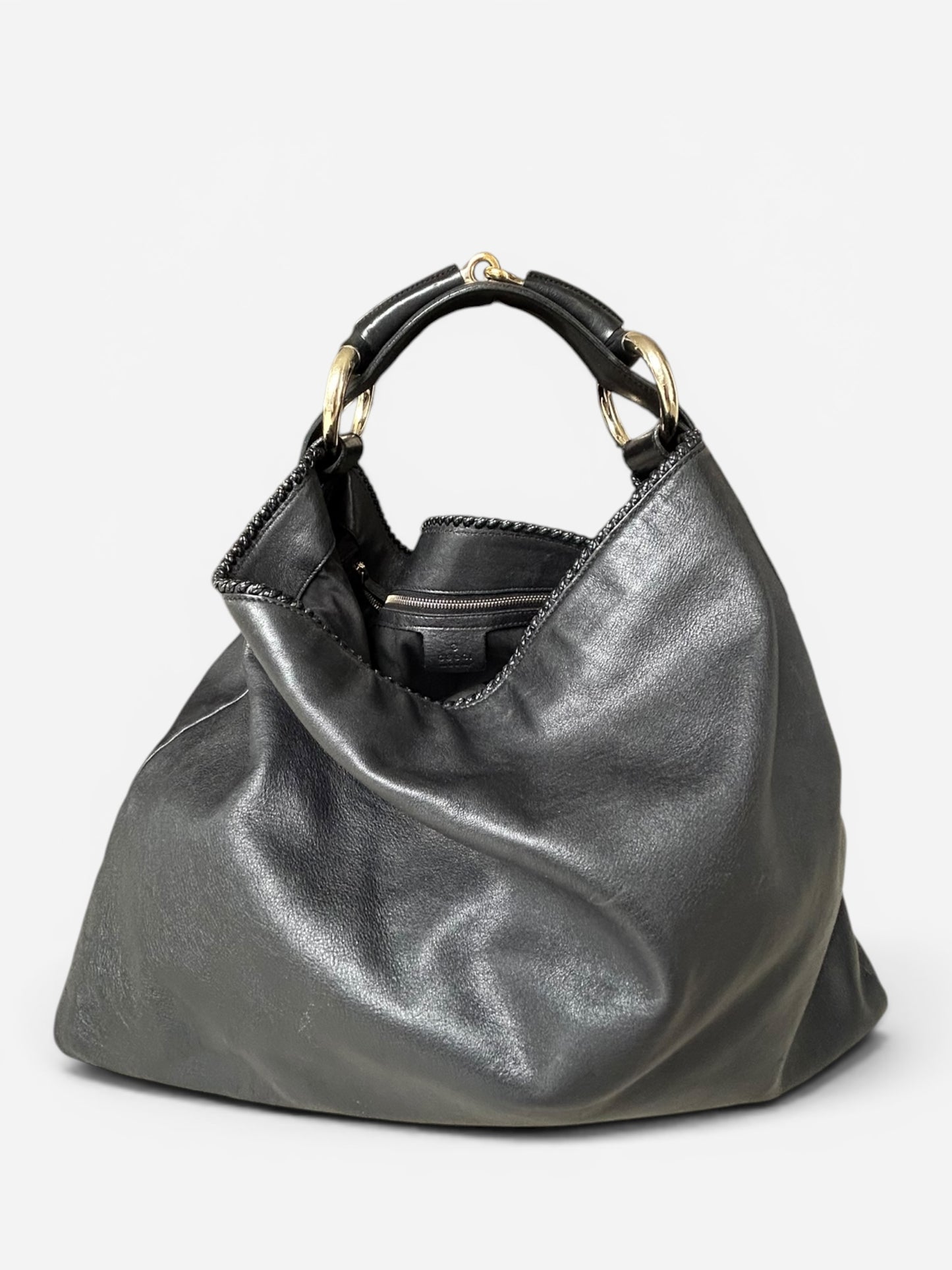 Gucci Horsebit Hobo - Black Leather