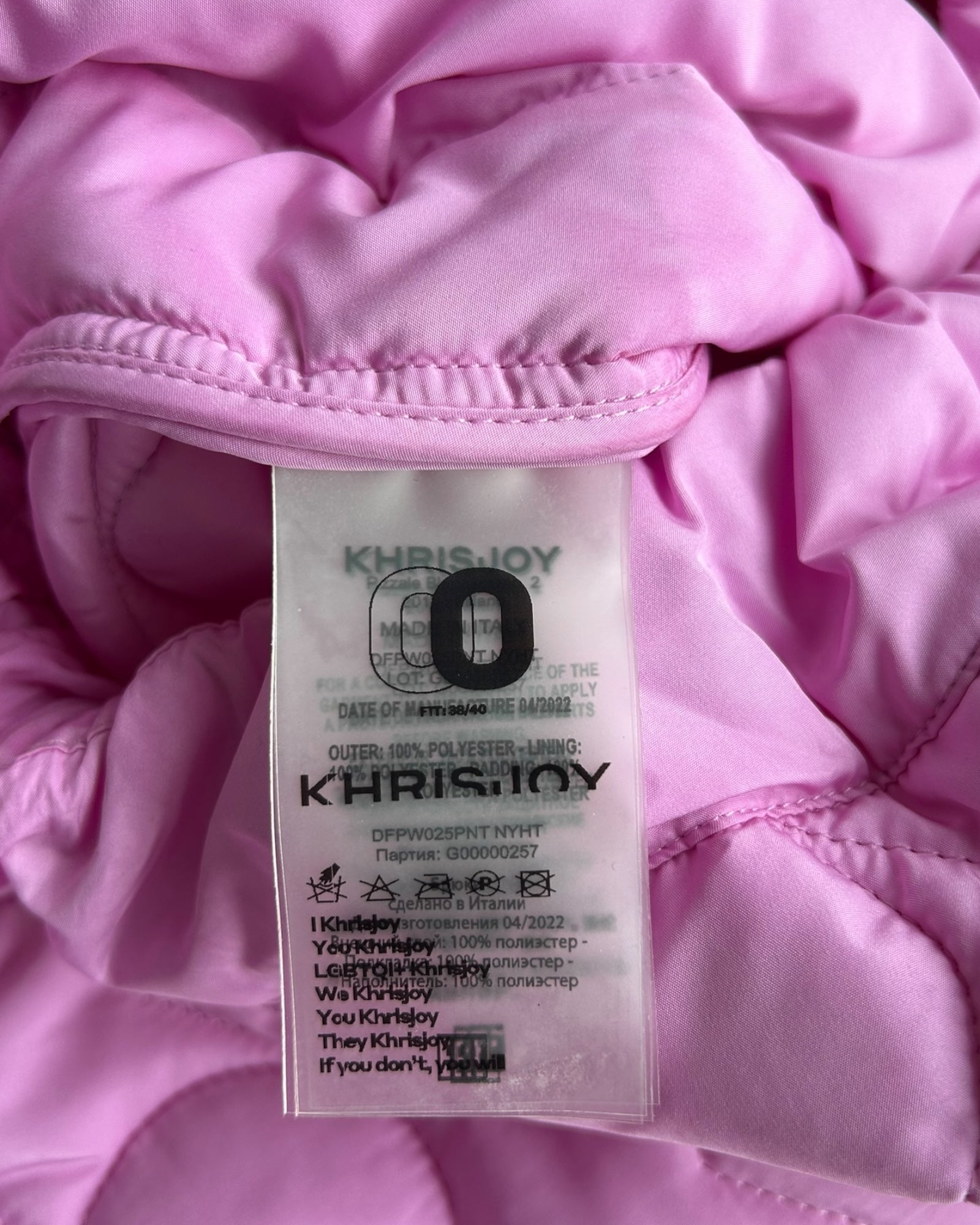 Khrisjoy set Snow set inside tag