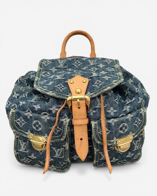 Louis Vuitton Sac a Dos GM Denim backpack