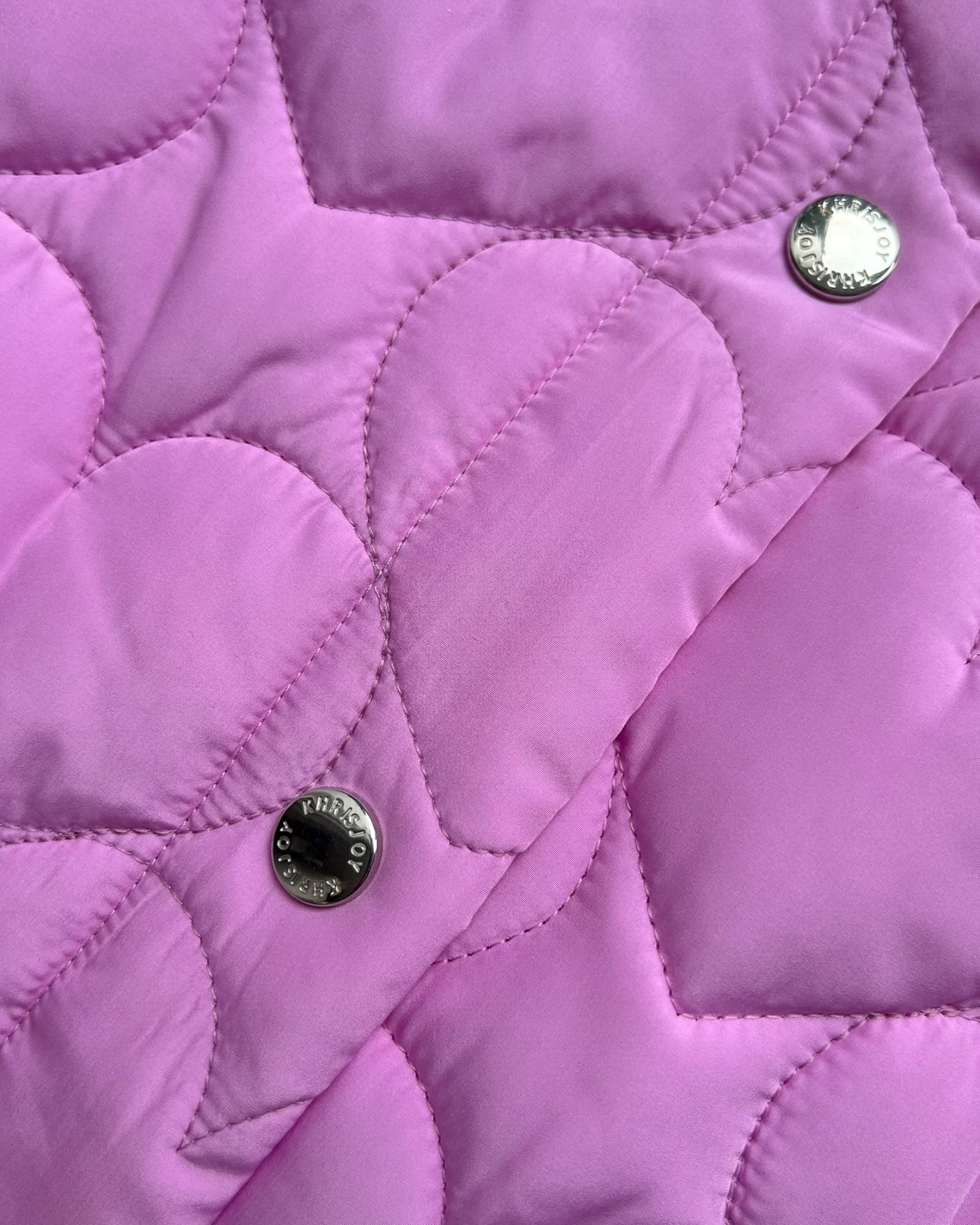 button detail Khrisjoy set Snow set pink