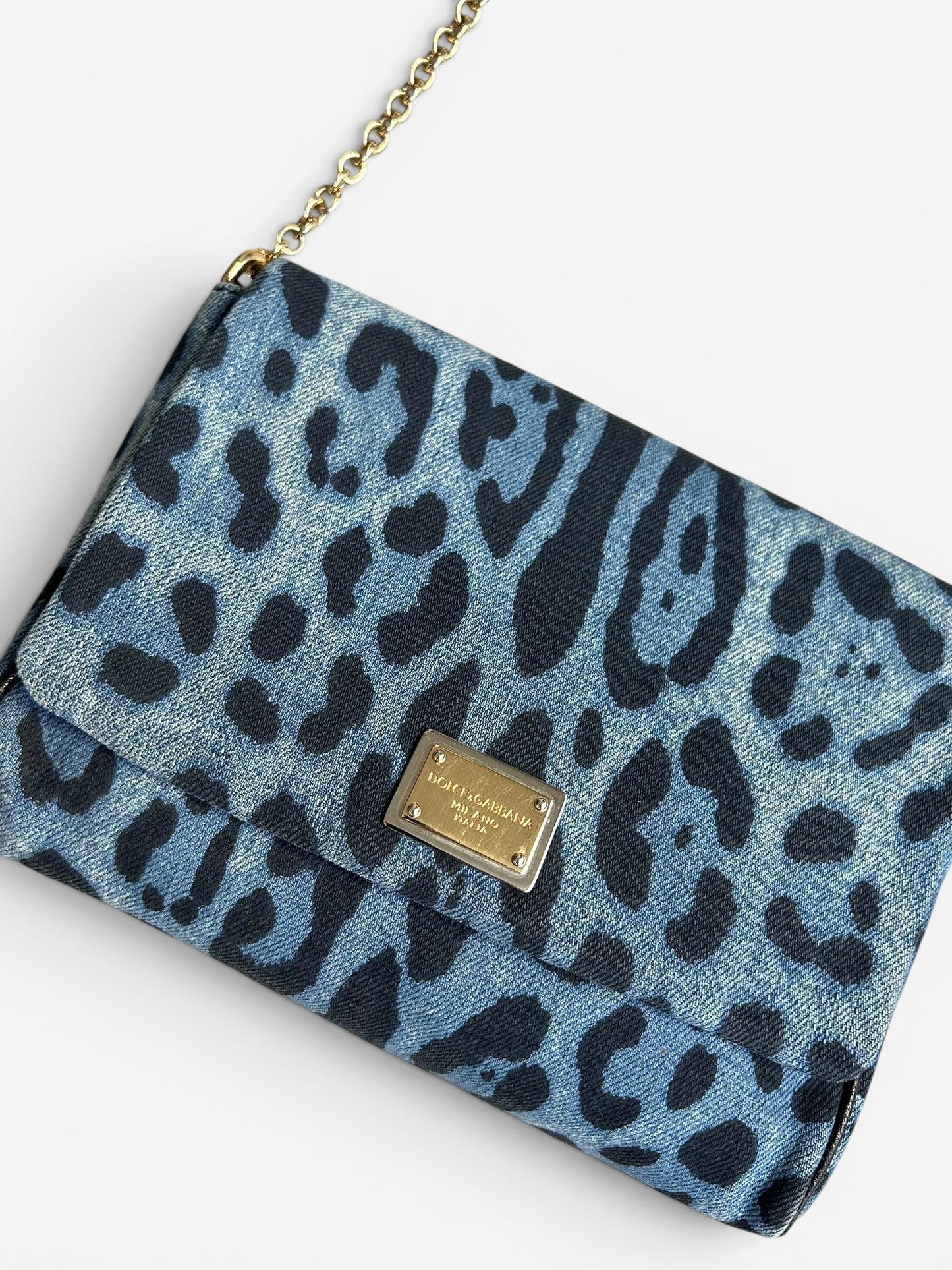 Dolce & Gabbana Denim leopard print