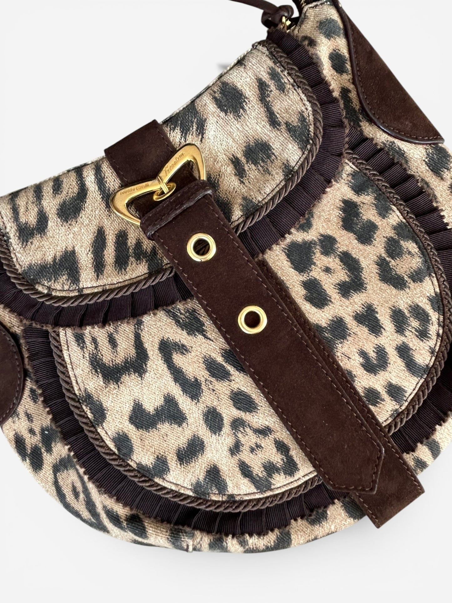 Roberto Cavalli 2000s - Cheetah print shoulder bag