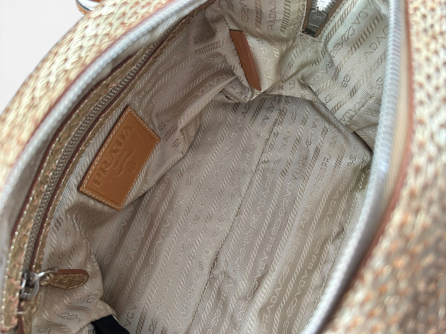 Prada vintage Handbag - Gold Python trim