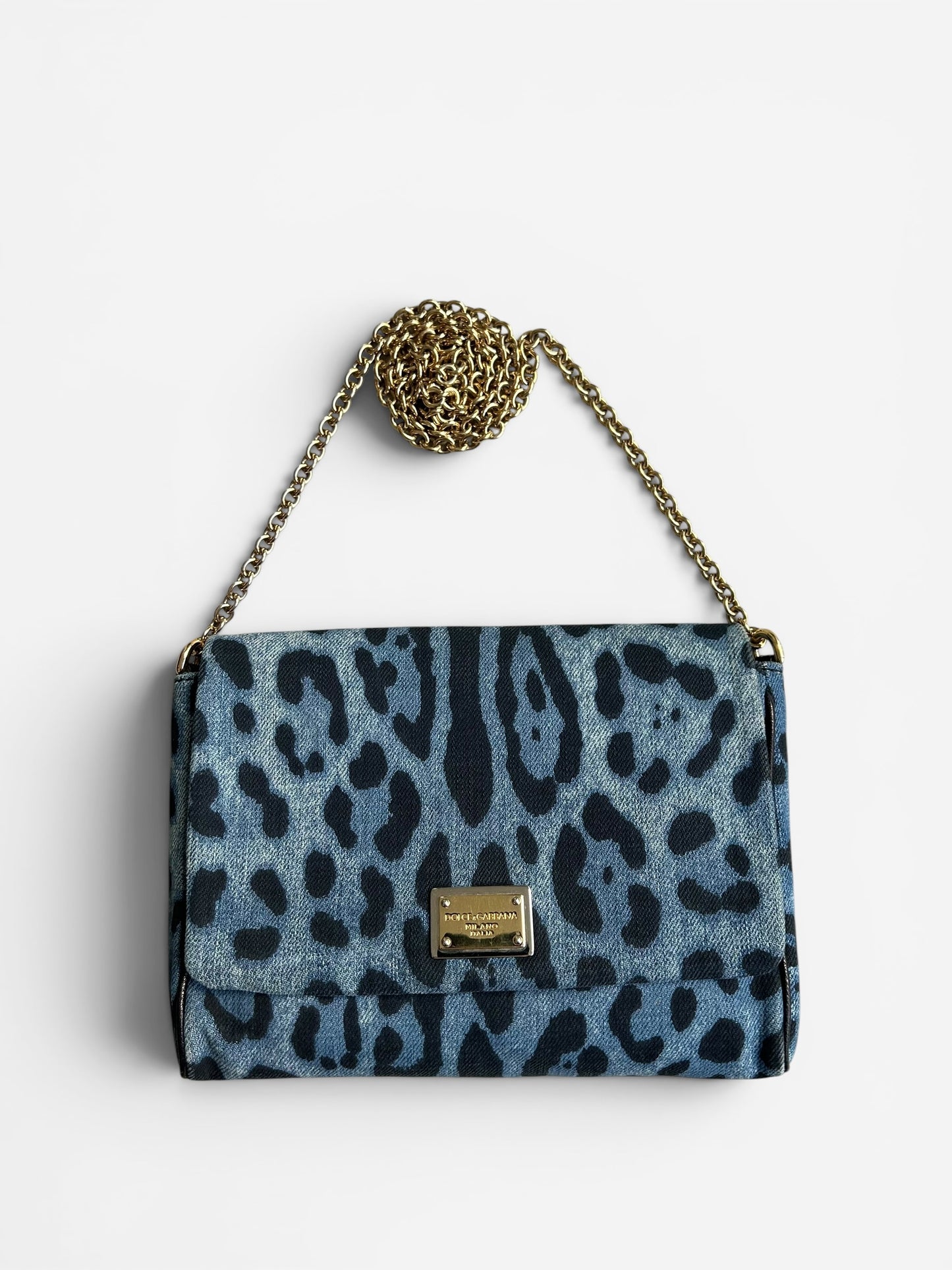 Dolce & Gabbana Denim leopard print