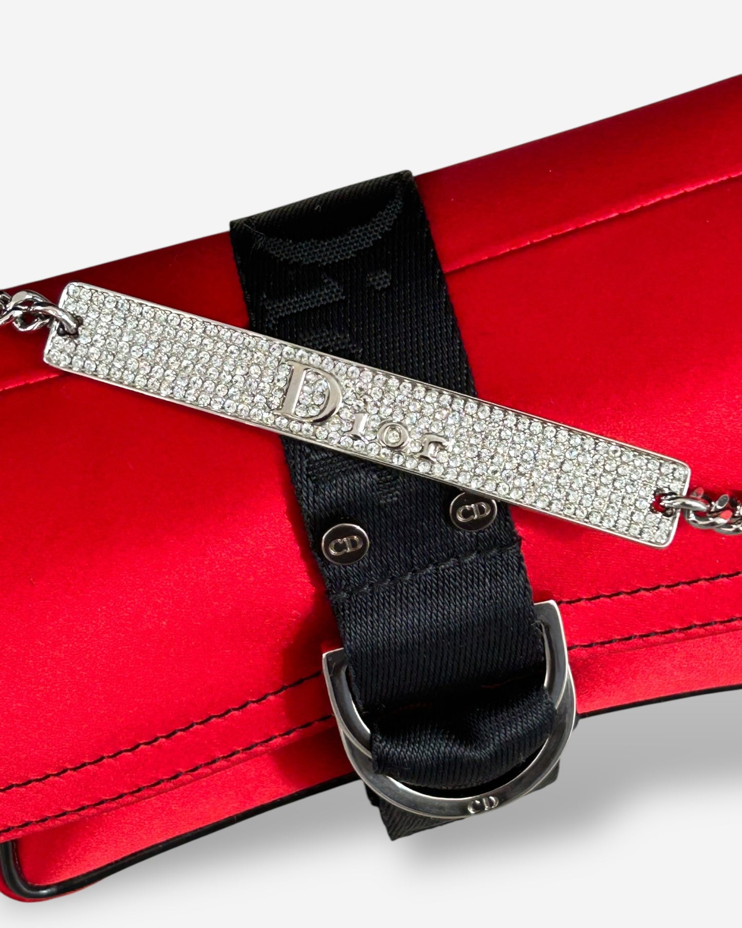 Dior Hardcore mini Rhinestone Chain Bag - John Galliano 2003