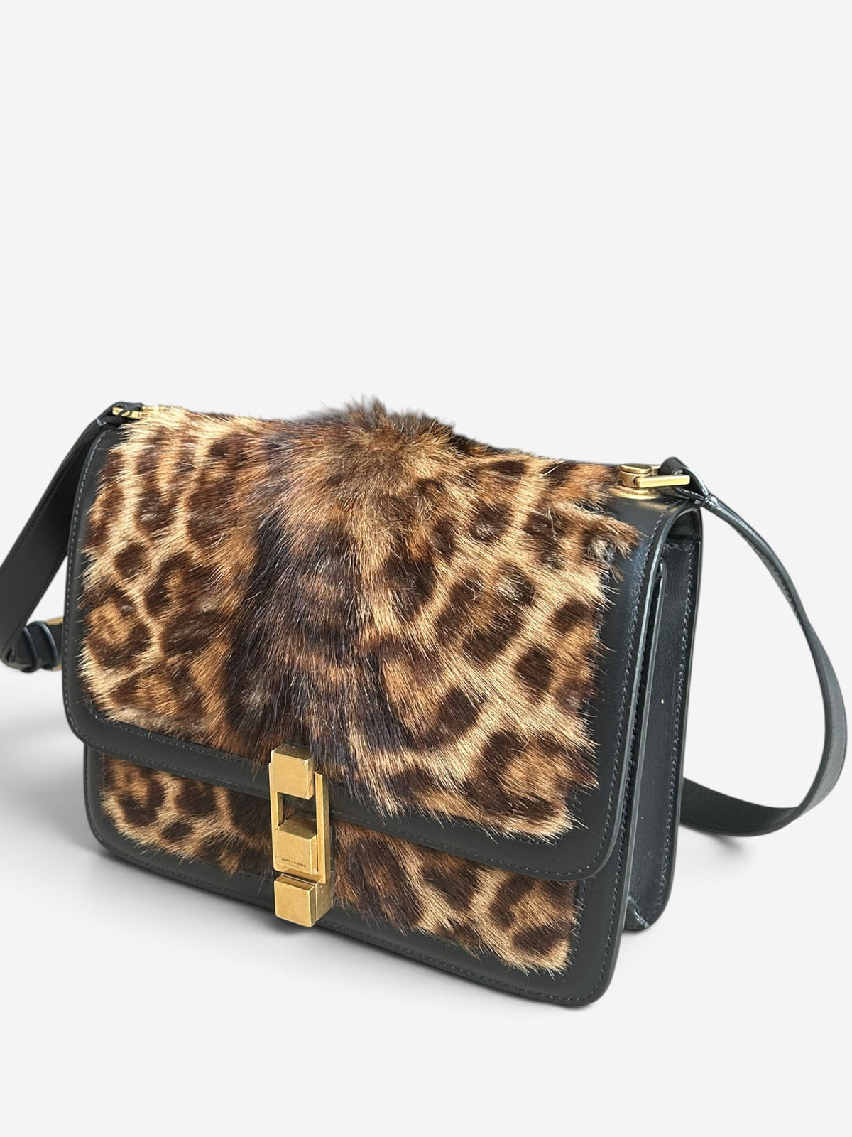 Saint Laurent Carre Pony Hair bag