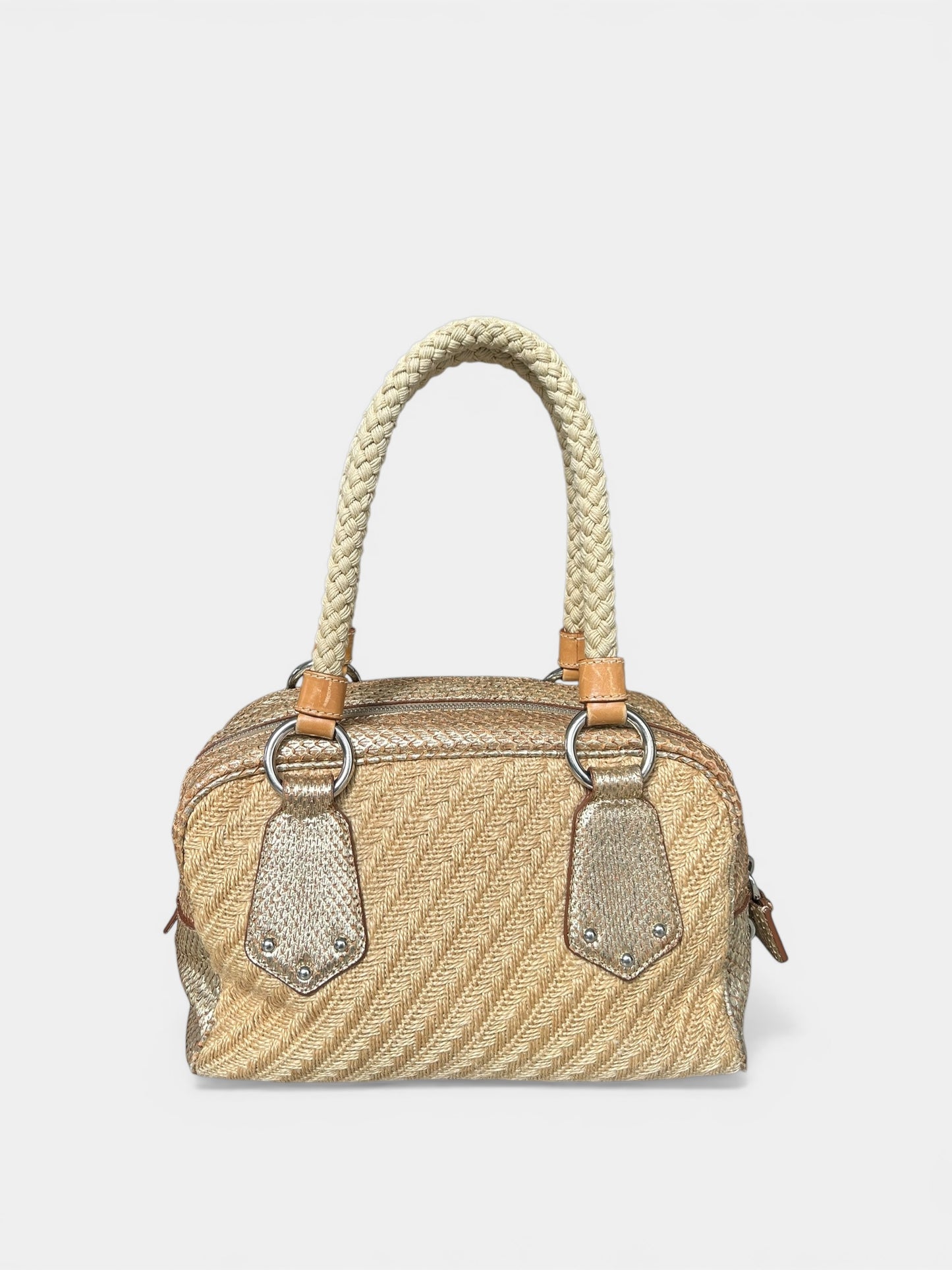 Prada vintage Handbag - Gold Python trim
