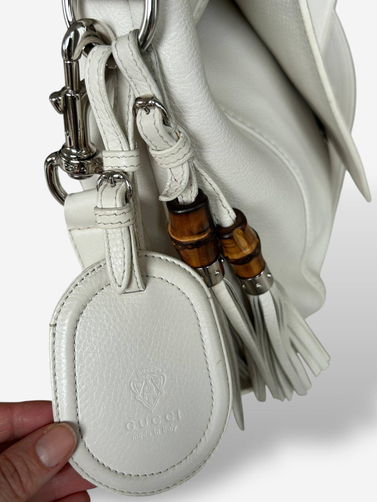 Gucci large Techno Horsebit Hobo