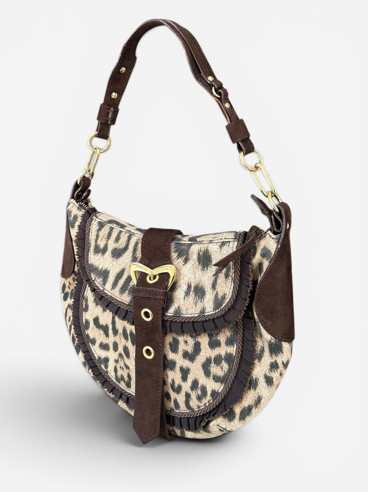 Roberto Cavalli 2000s - Cheetah print shoulder bag
