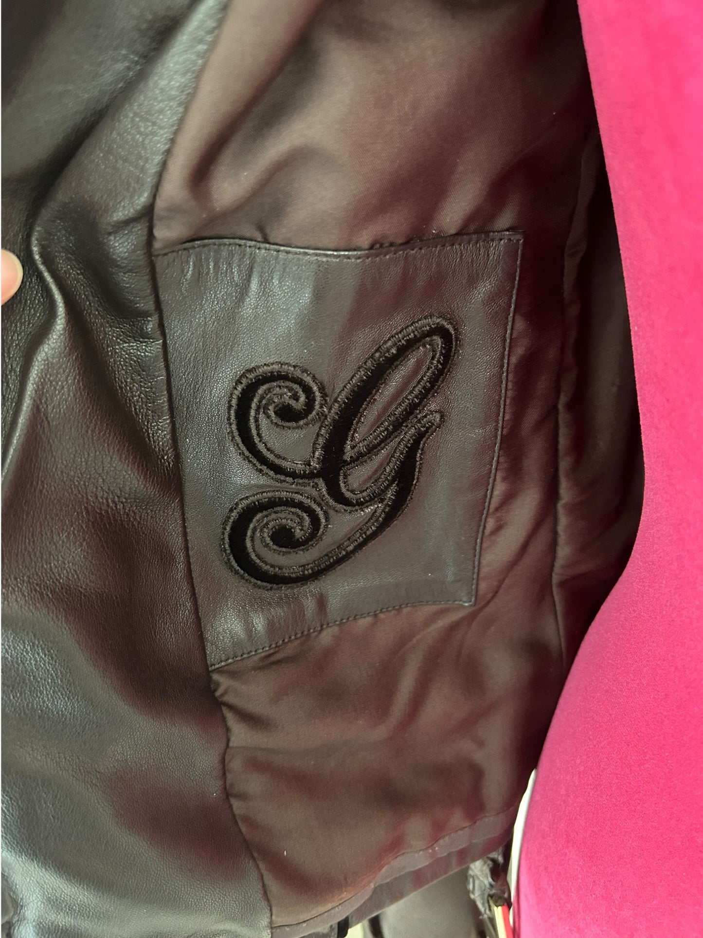 Gucci leather jacket