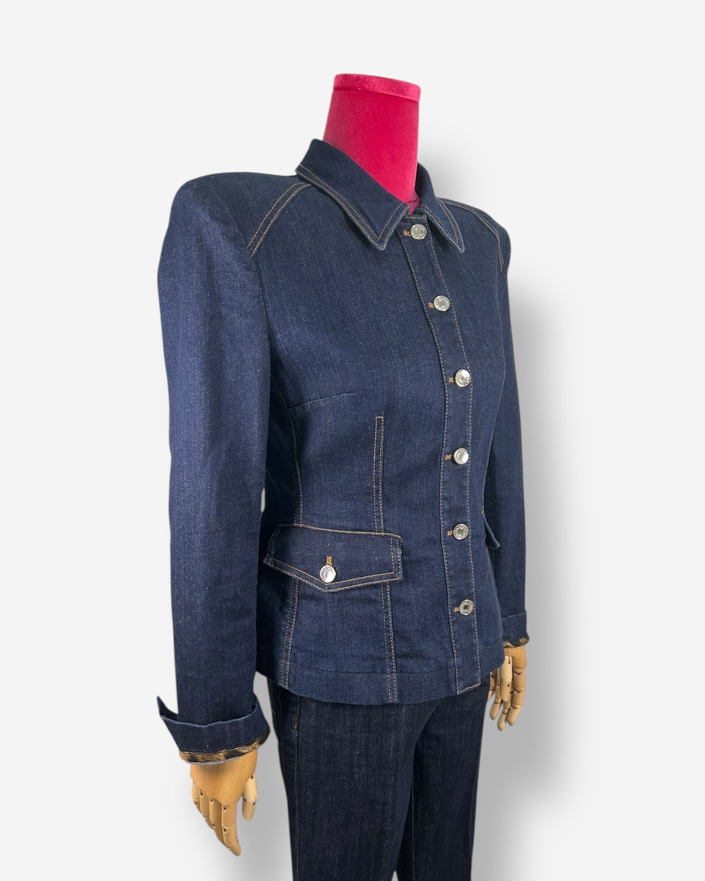 Dolce & Gabbana Denim/panter print jacket Jacket