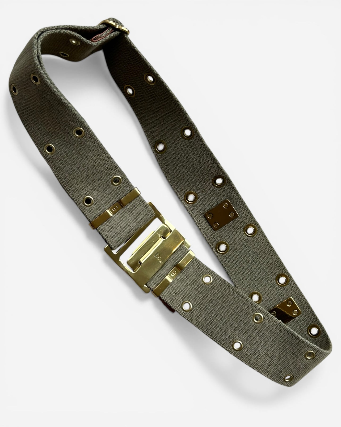Christian Dior Vinatge Street Chic Military Belt - John Galliano 2002